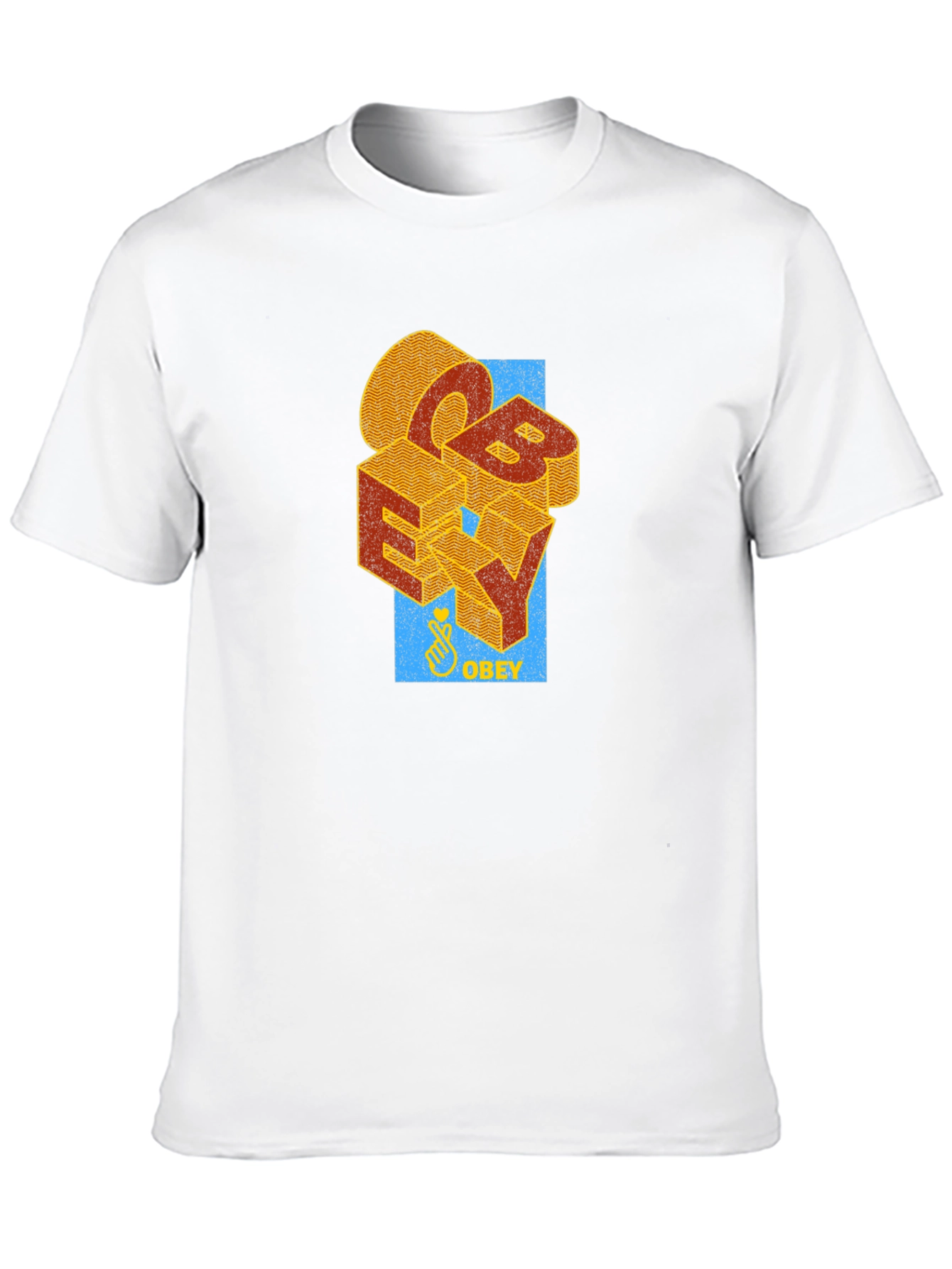 Obey Graphic Print Black T-Shirt