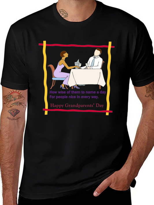 Grandparents Day Tee -  Retro Dinner Design