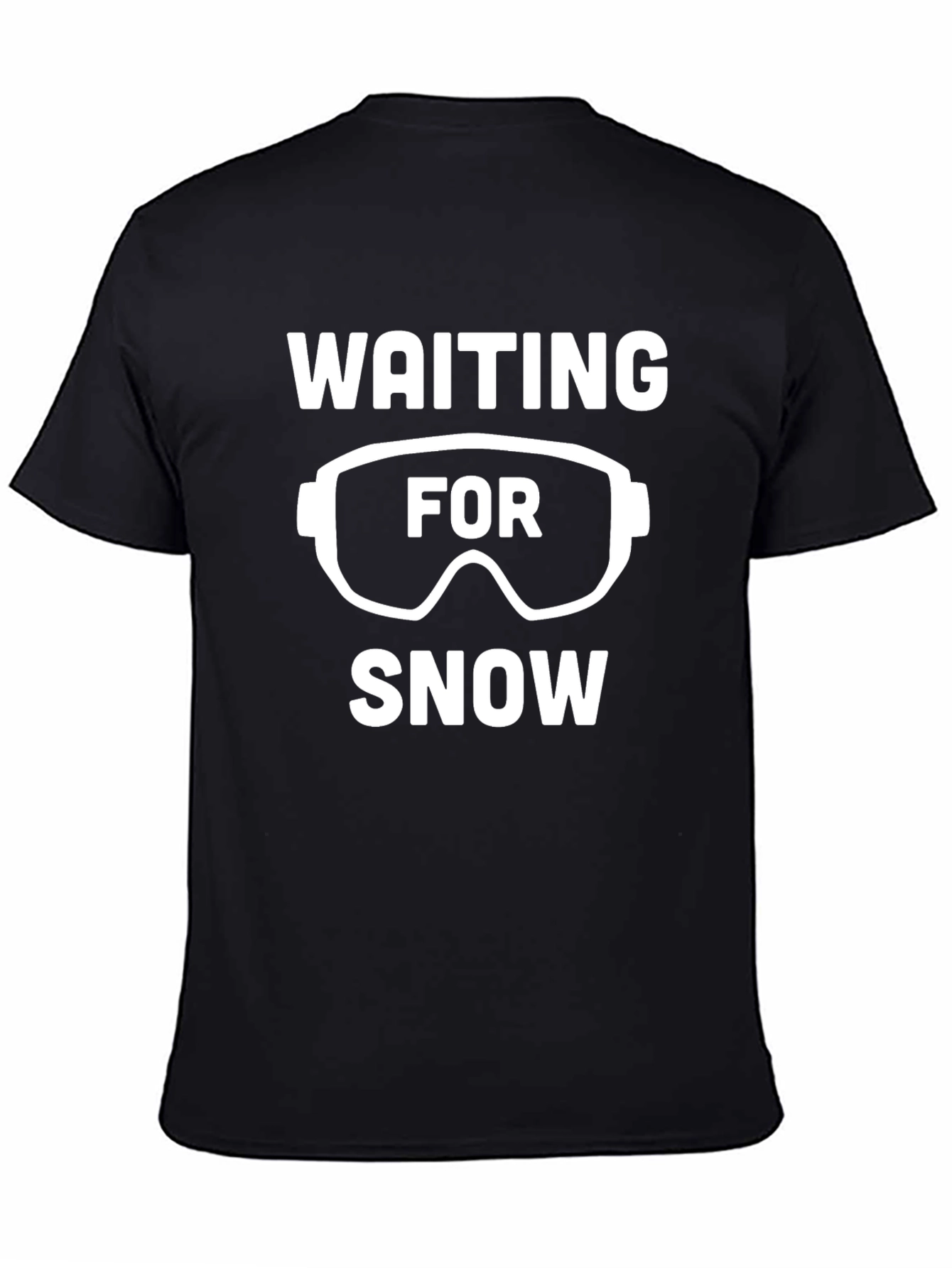 Waiting for Snow Ski Goggles T-Shirt