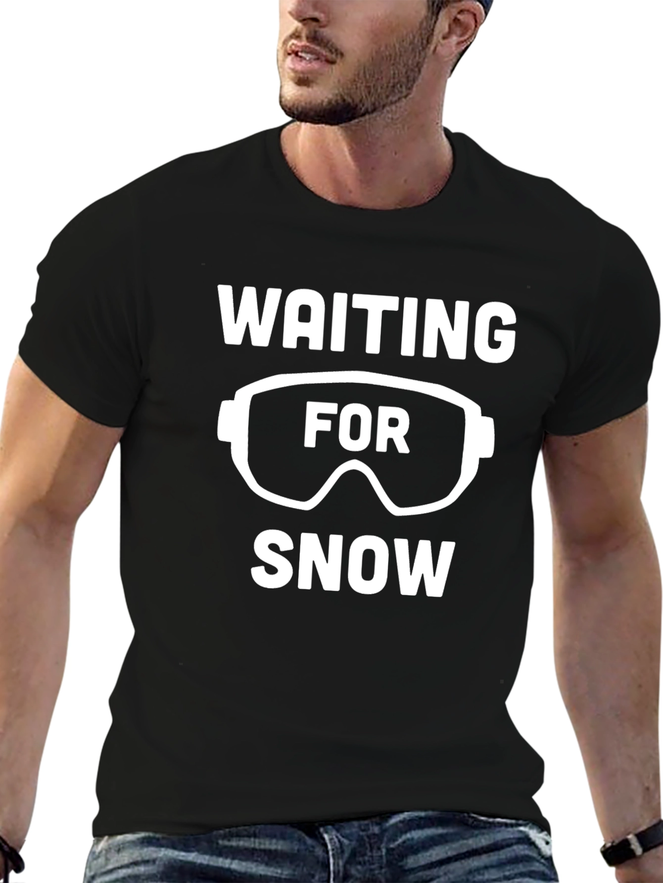 Waiting for Snow Ski Goggles T-Shirt