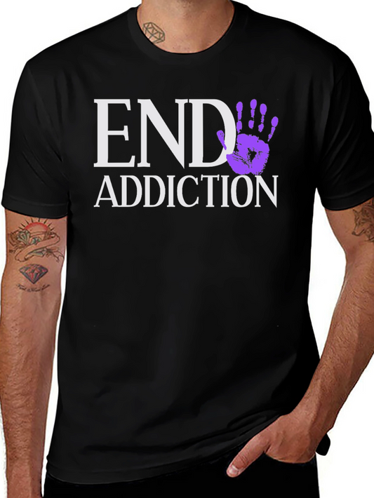 End Addiction T-Shirt - Black