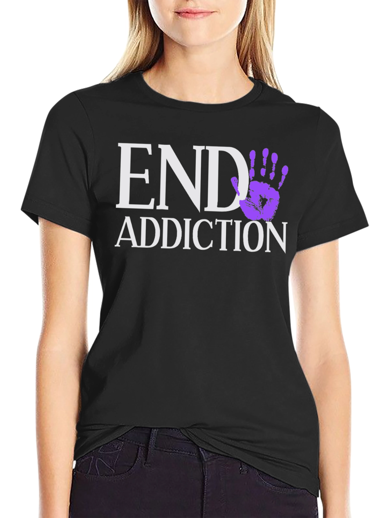 End Addiction T-Shirt - Black
