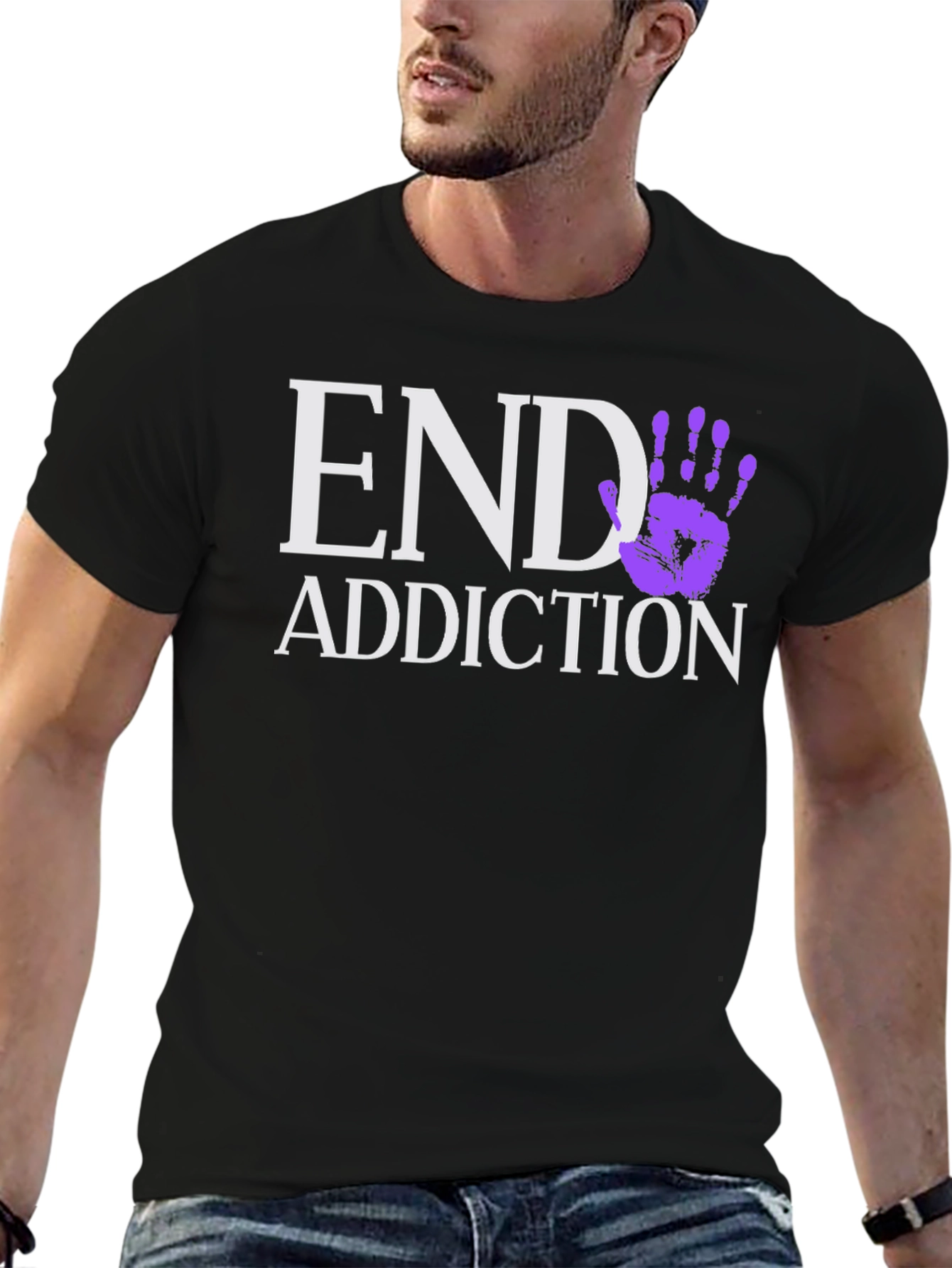 End Addiction T-Shirt - Black