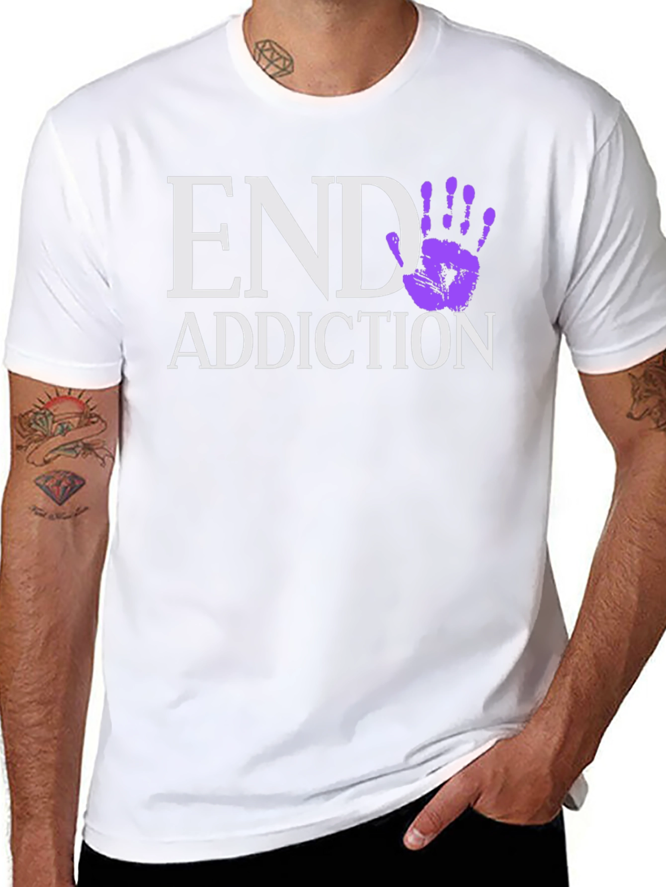 End Addiction T-Shirt - Black