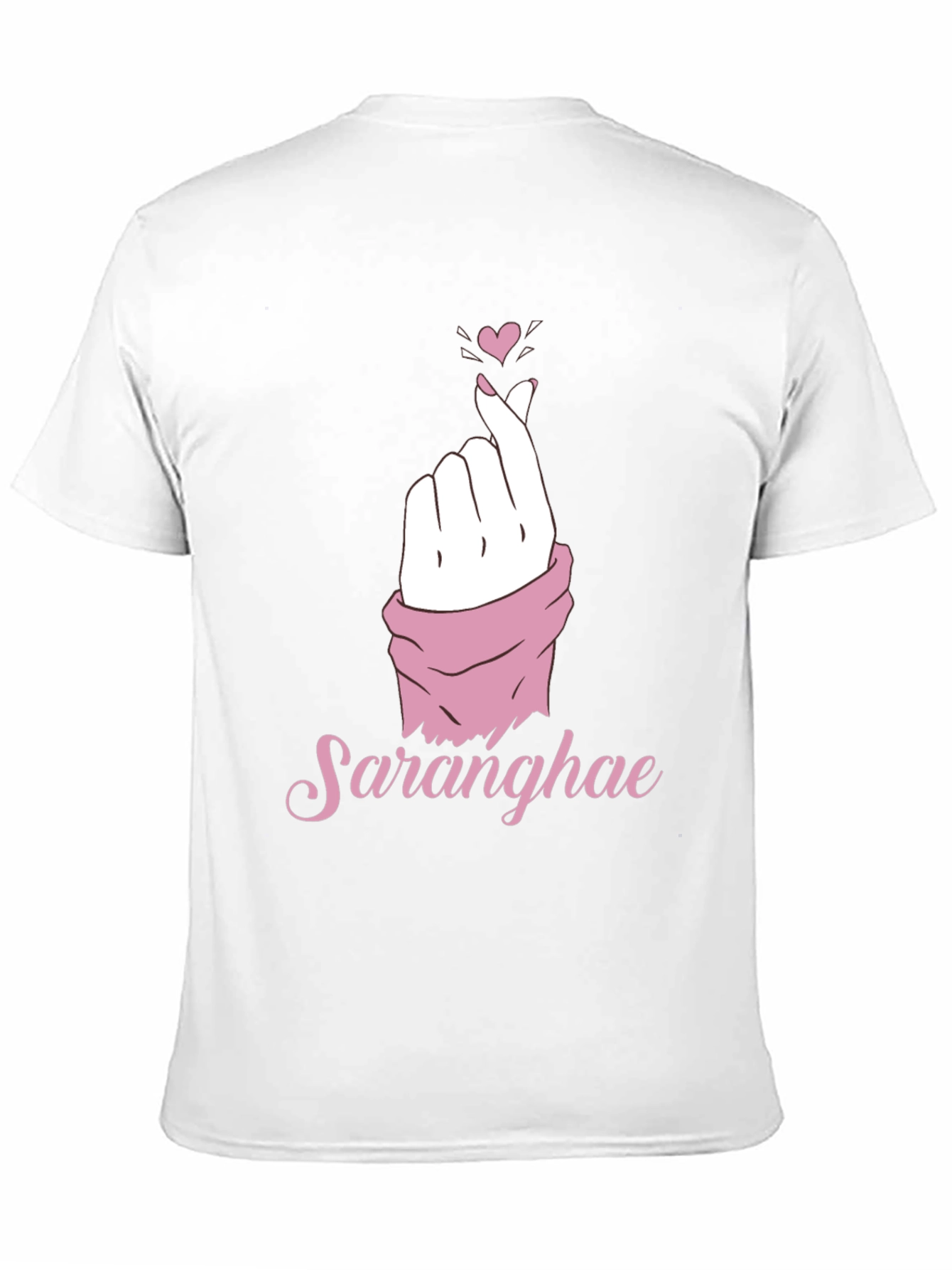 Saranghae Love Sign Graphic T-Shirt