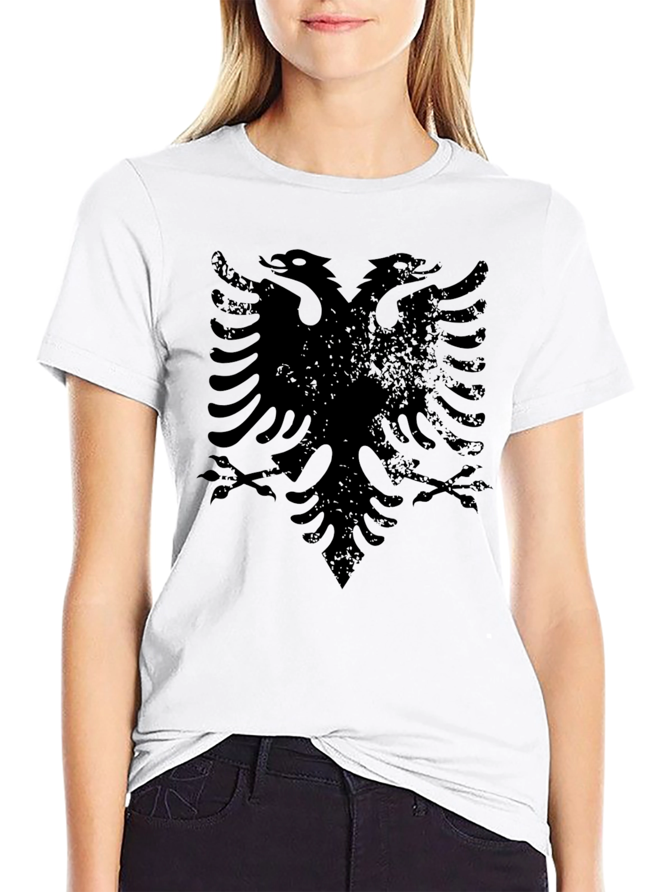 Albanian Eagle Black T-Shirt