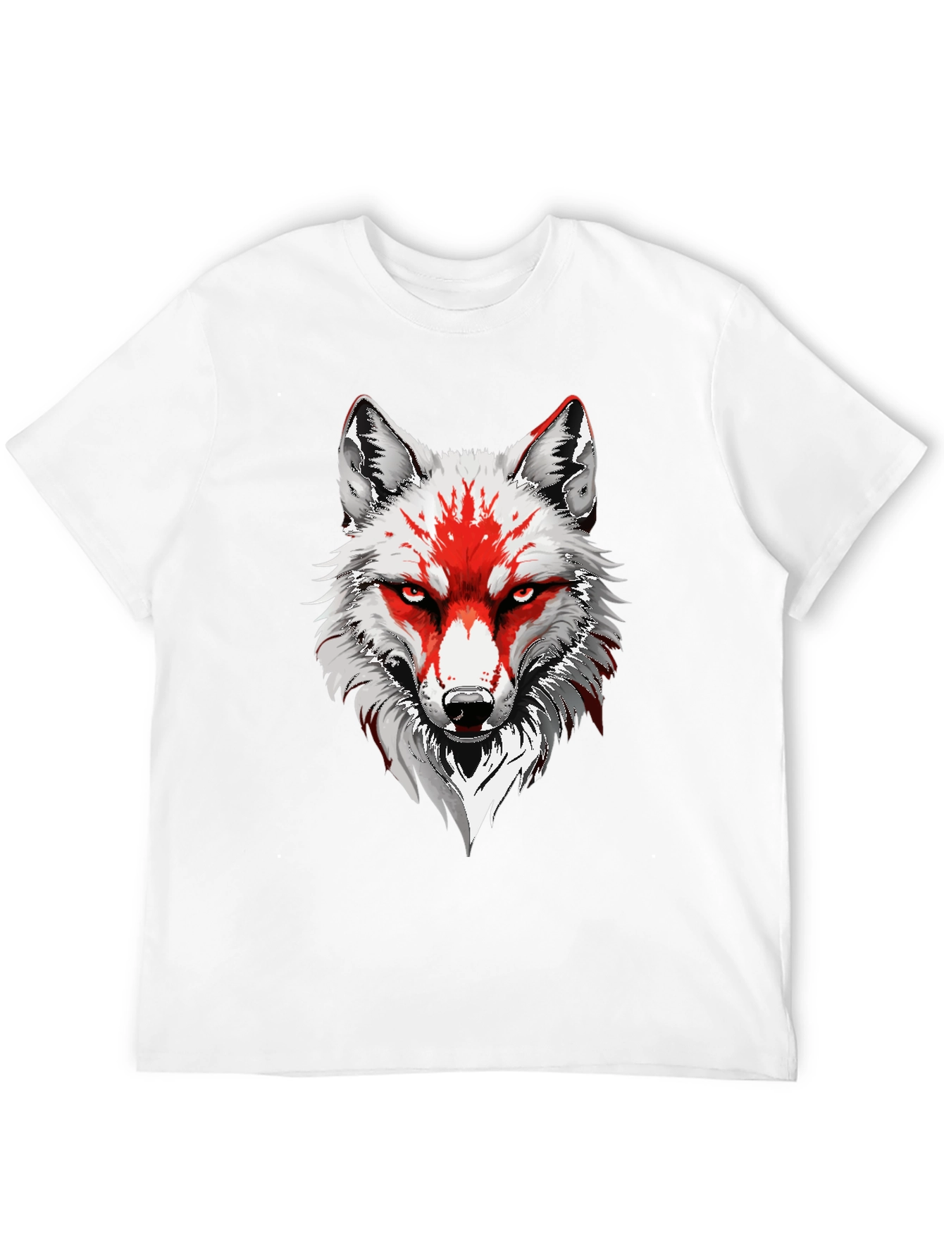 Wolf Graphic Tee - Mens Black T-Shirt