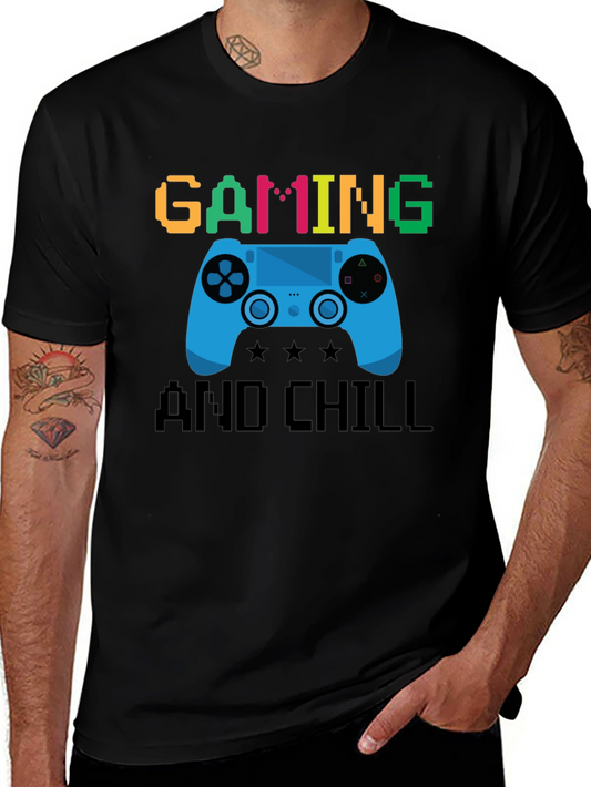 Gaming and Chill Graphic T-Shirt