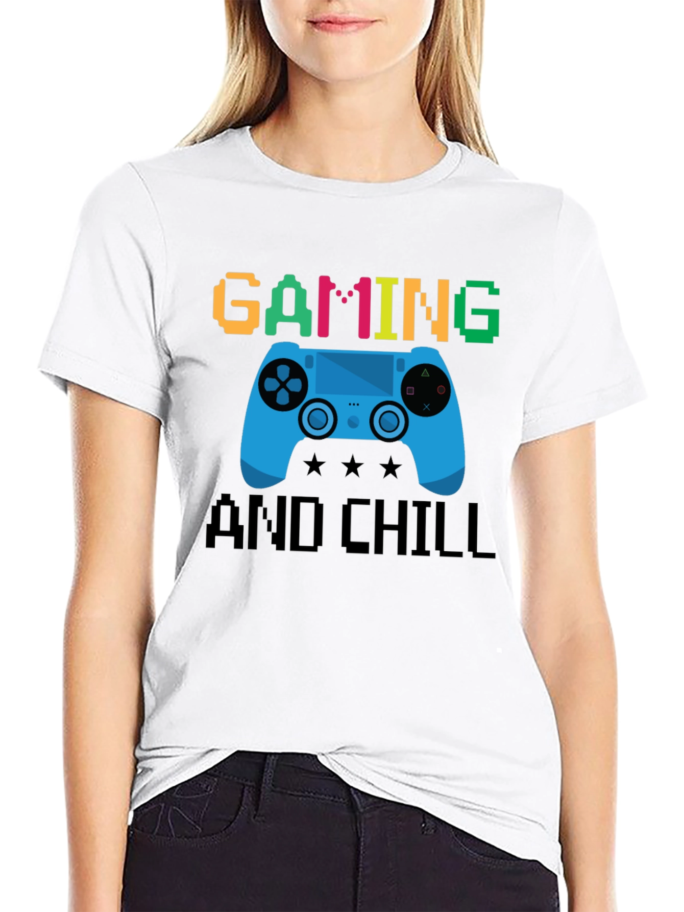 Gaming and Chill Graphic T-Shirt