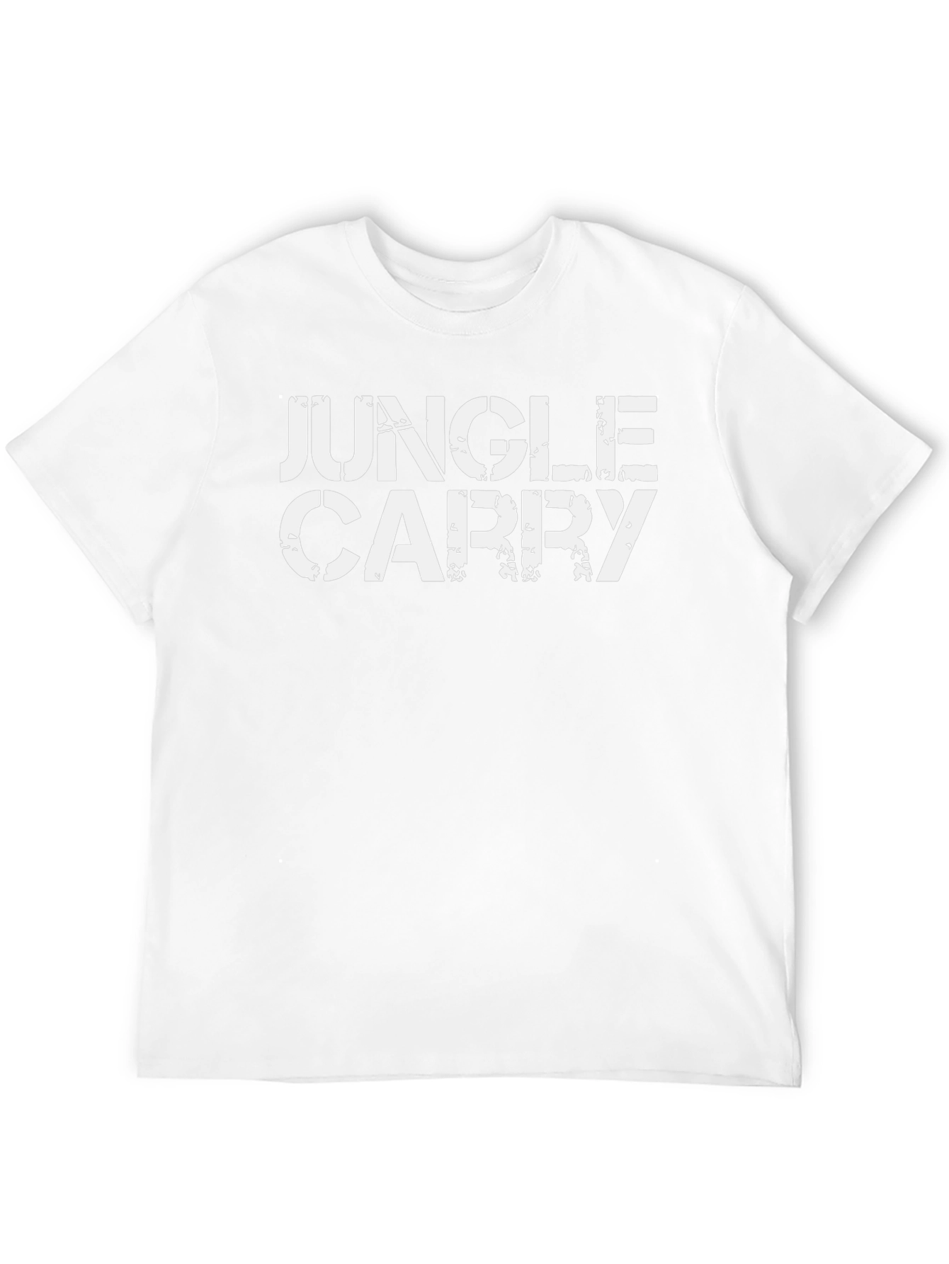 Jungle Carry Graphic Tee - Black Cotton T-Shirt