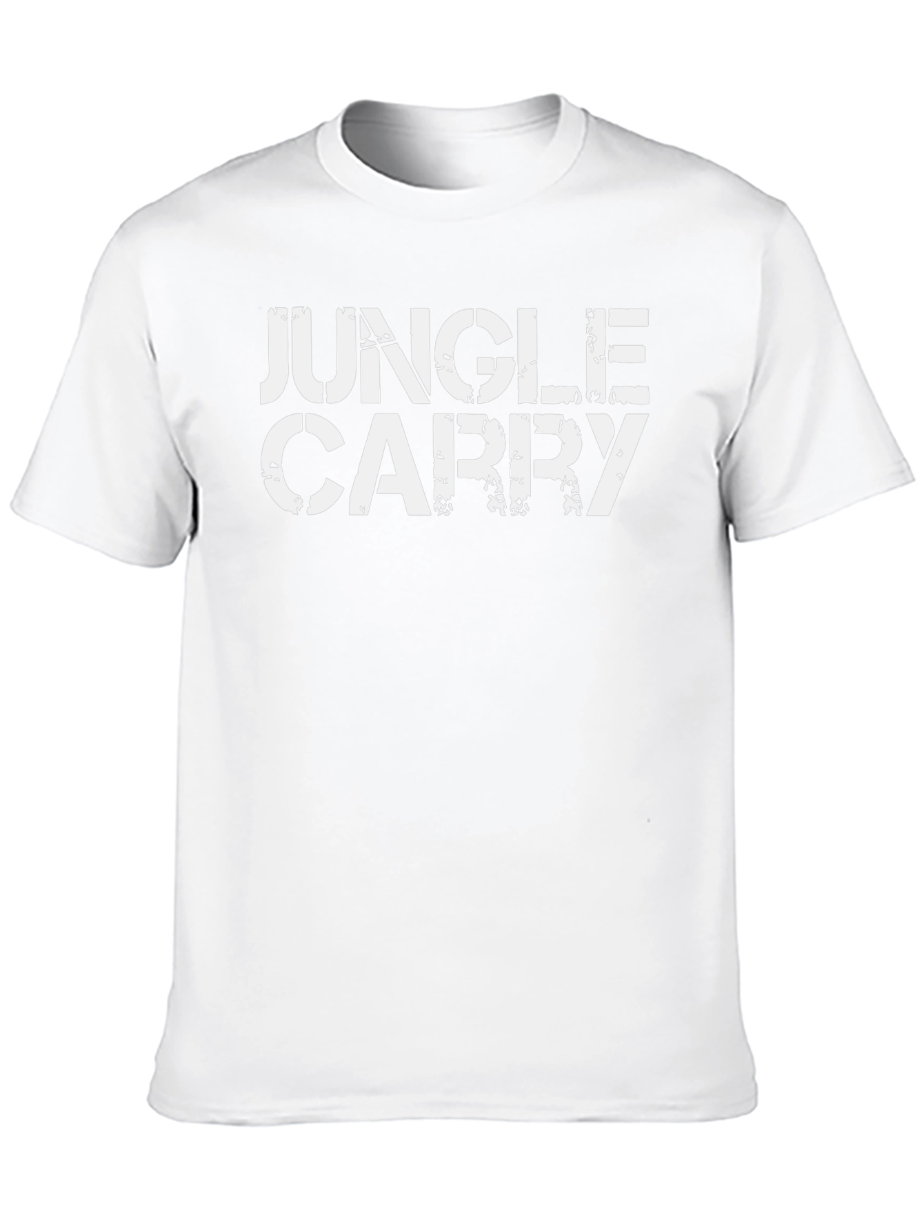 Jungle Carry Graphic Tee - Black Cotton T-Shirt
