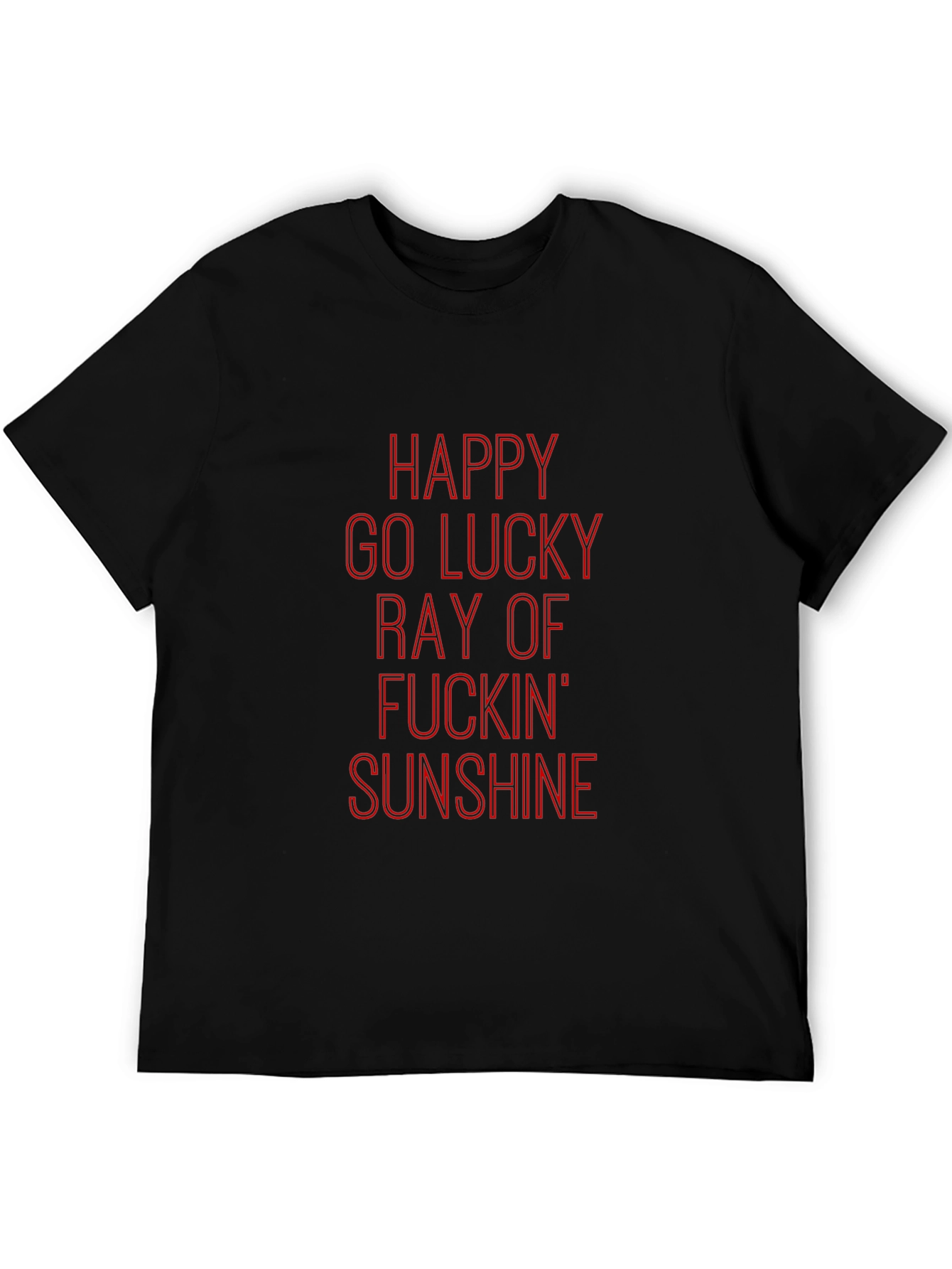 Happy Go Lucky Ray of Sunshine Graphic Tee