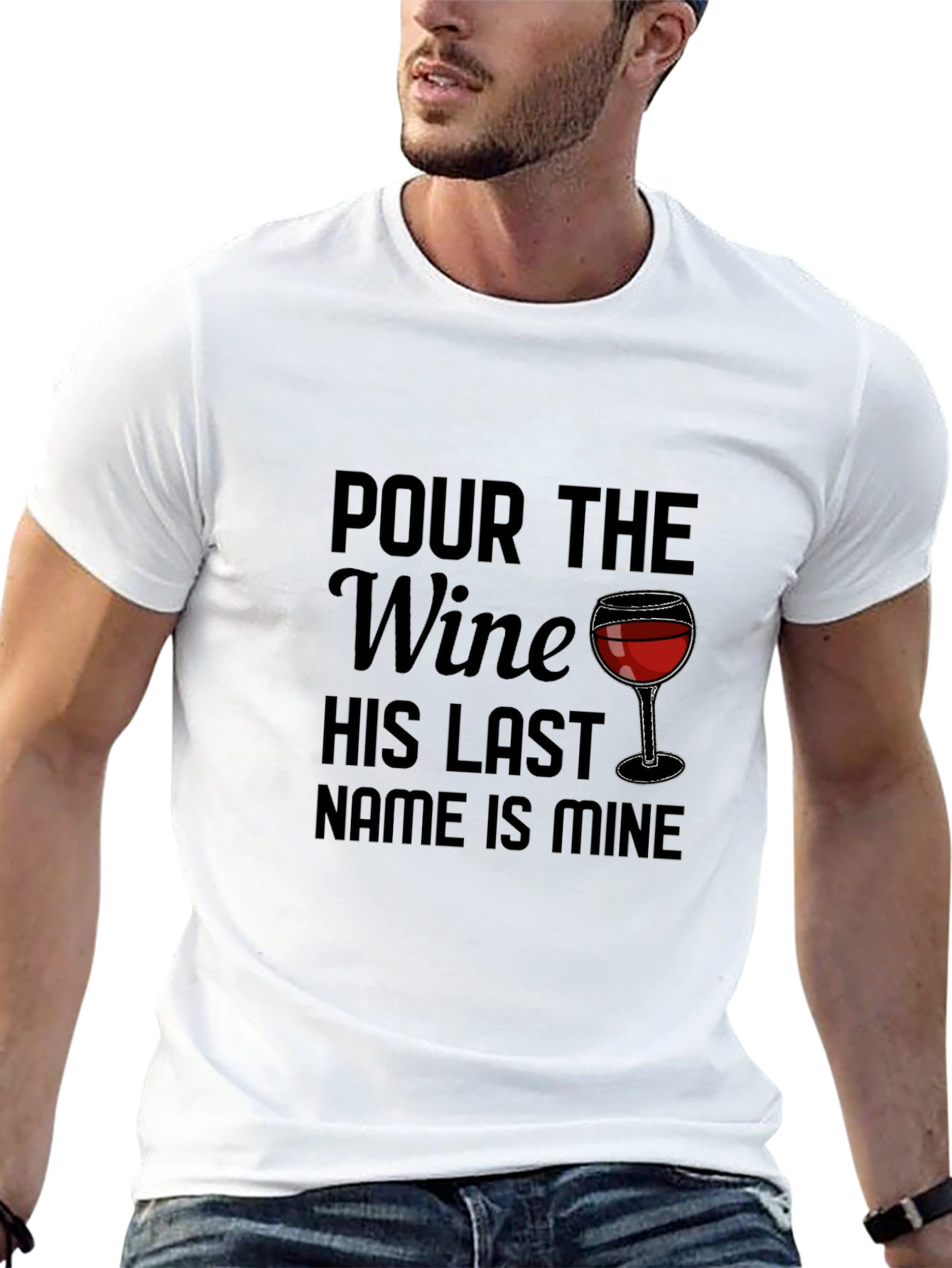 Pour the Wine T-Shirt - Funny Wine Lover Tee