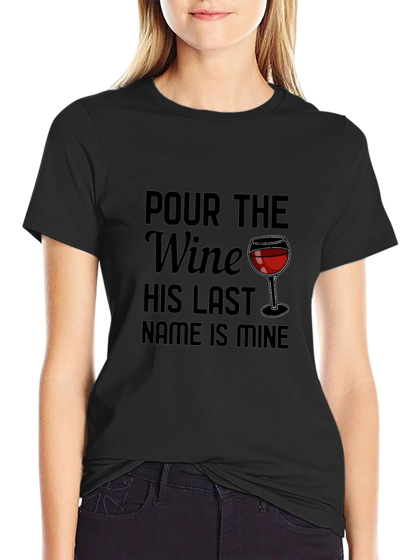 Pour the Wine T-Shirt - Funny Wine Lover Tee