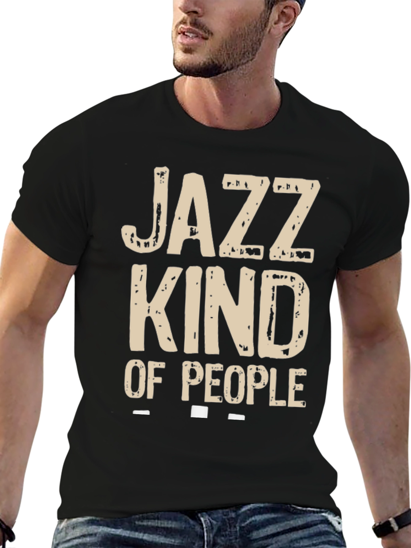 Jazz Kind of People Black T-Shirt