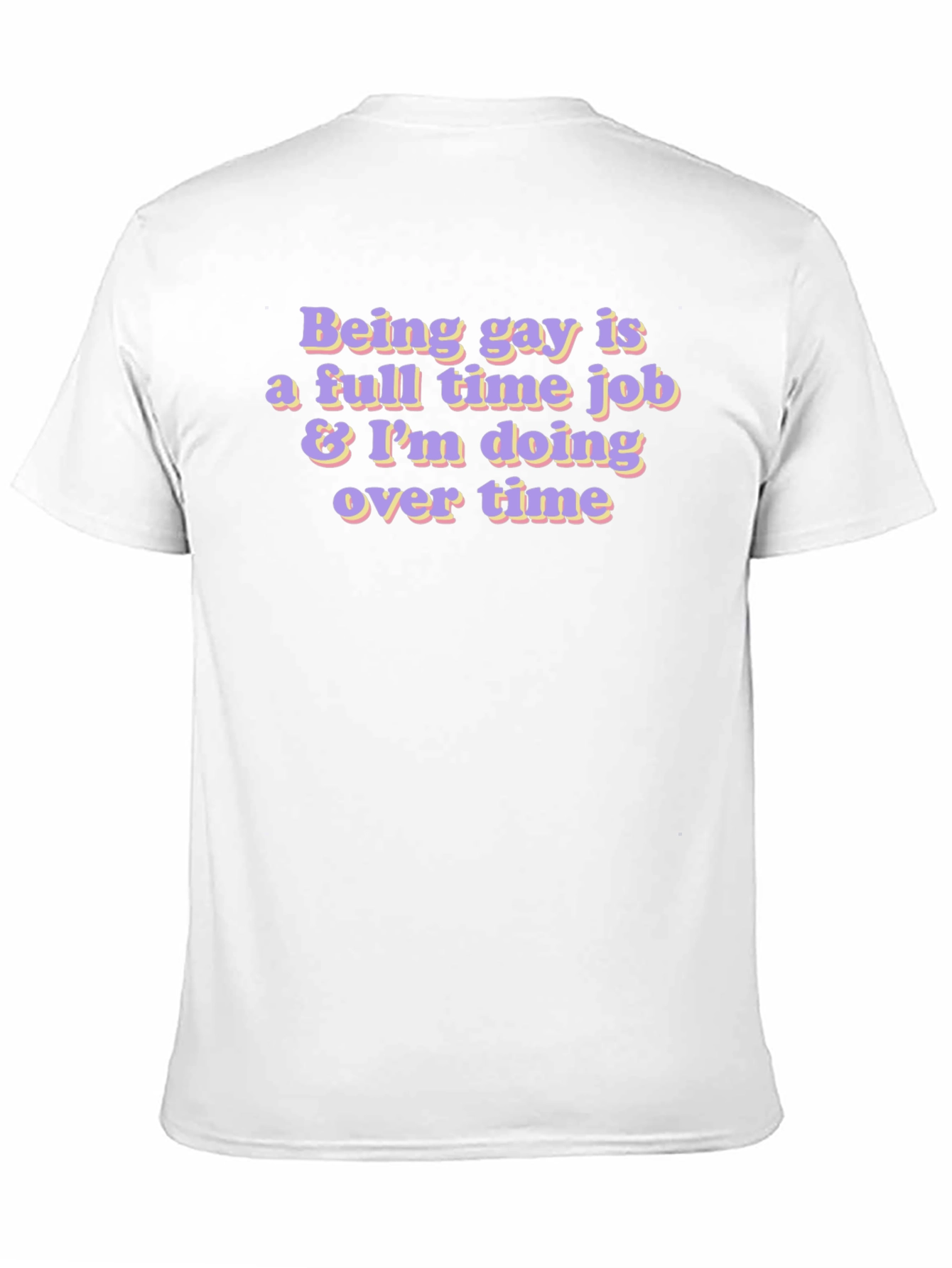 Gay Overtime Black T-Shirt