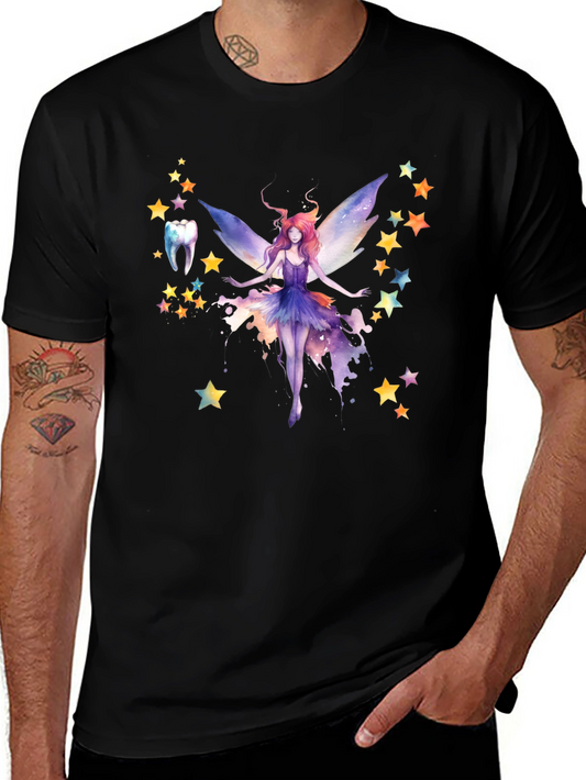 Tooth Fairy Graphic T-Shirt - Black