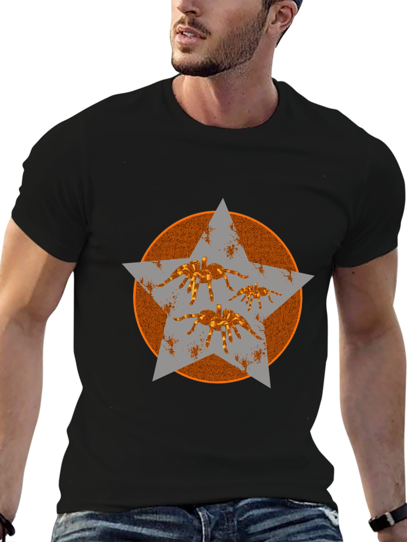 Tarantula Star Graphic Tee - Cool Design!