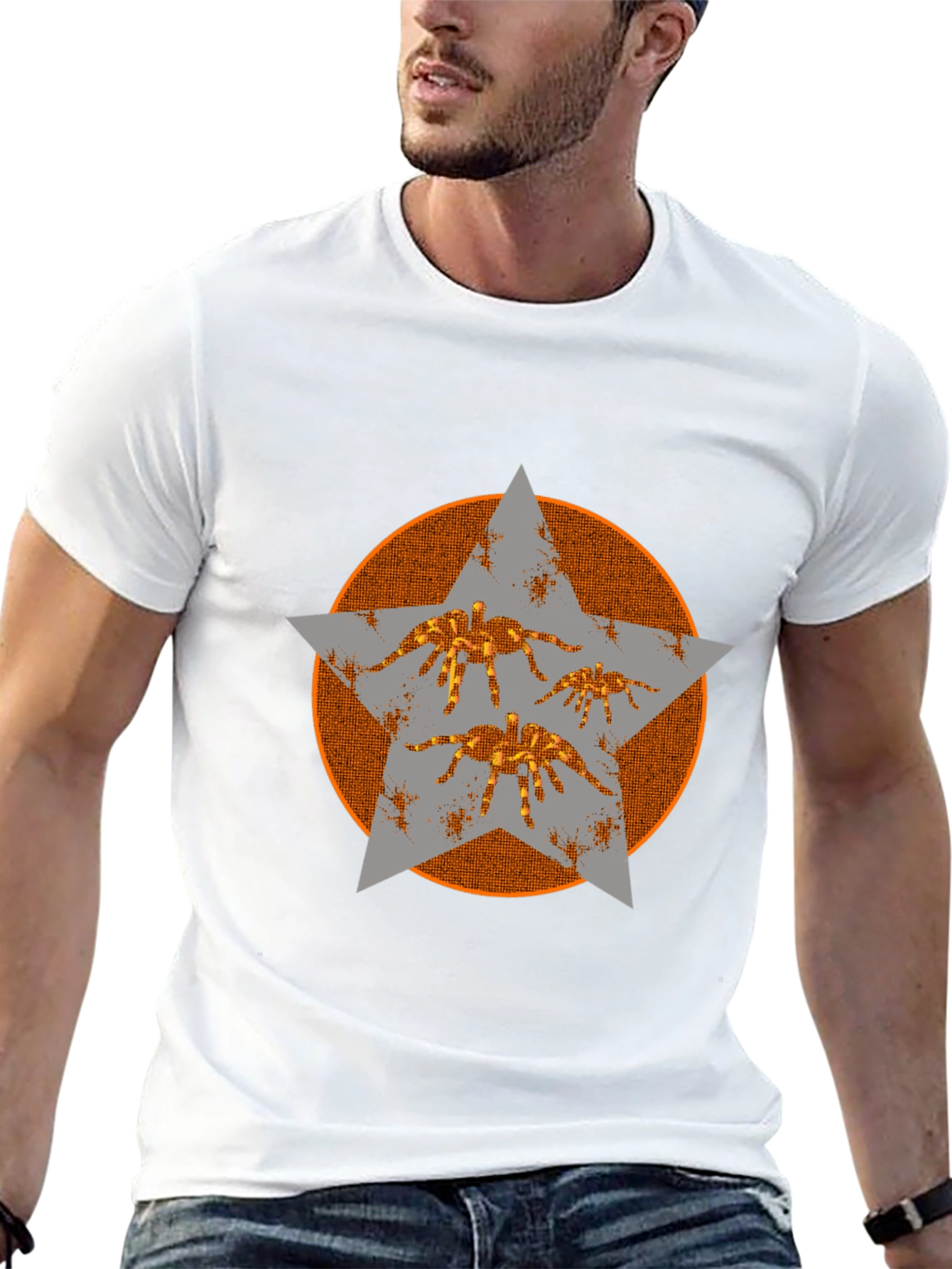 Tarantula Star Graphic Tee - Cool Design!