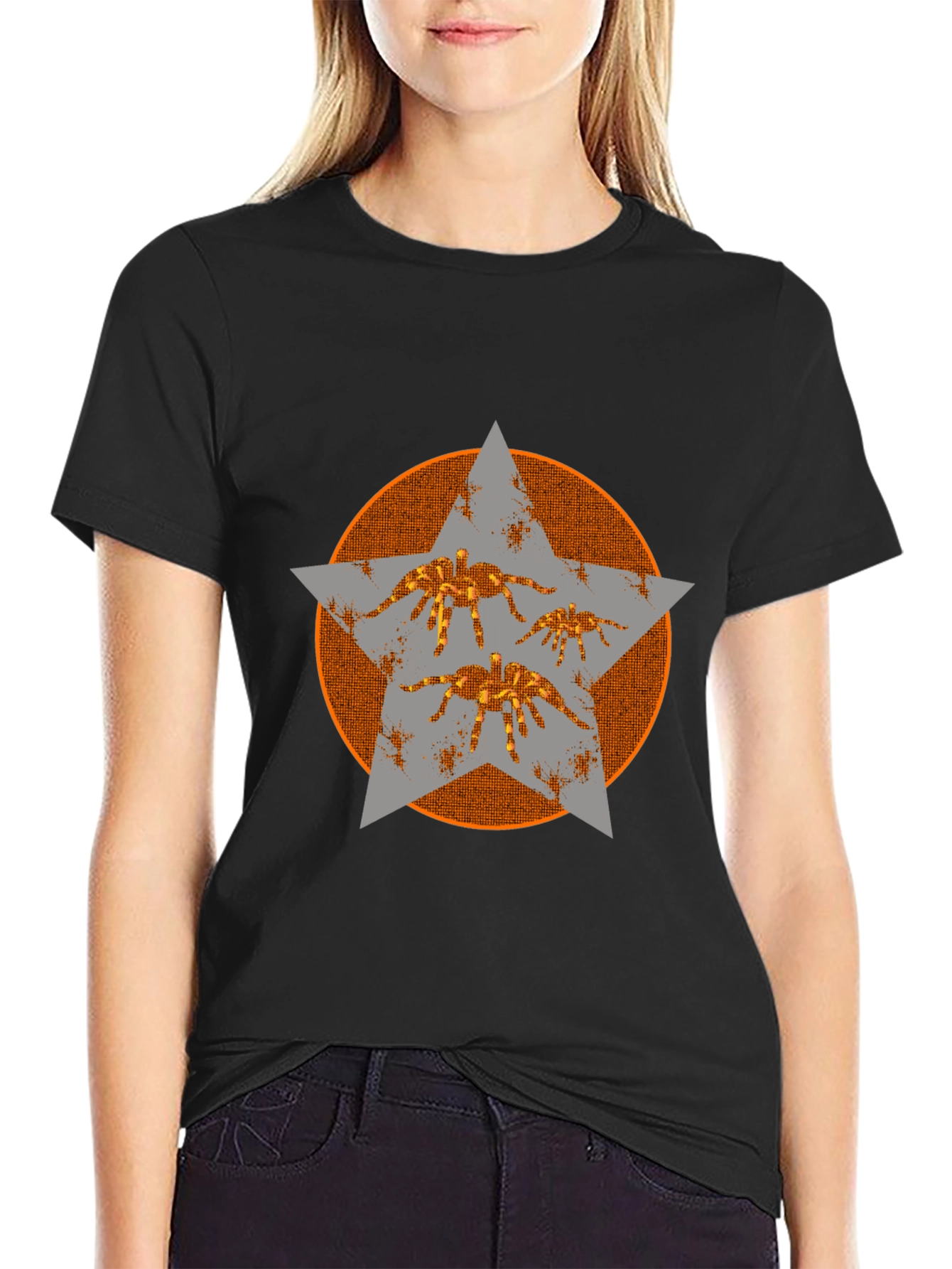 Tarantula Star Graphic Tee - Cool Design!
