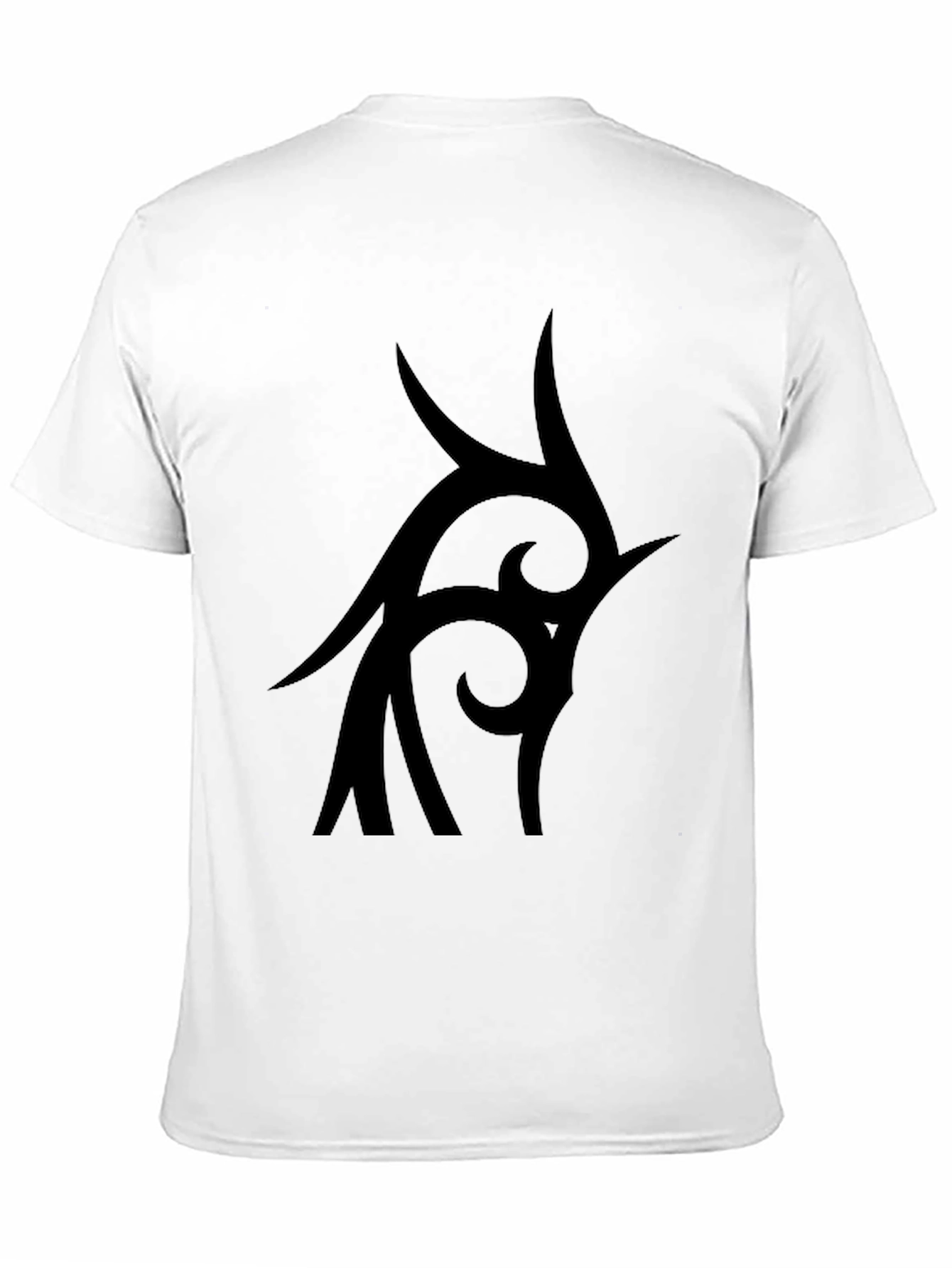 Tribal Tattoo Graphic Black T-Shirt