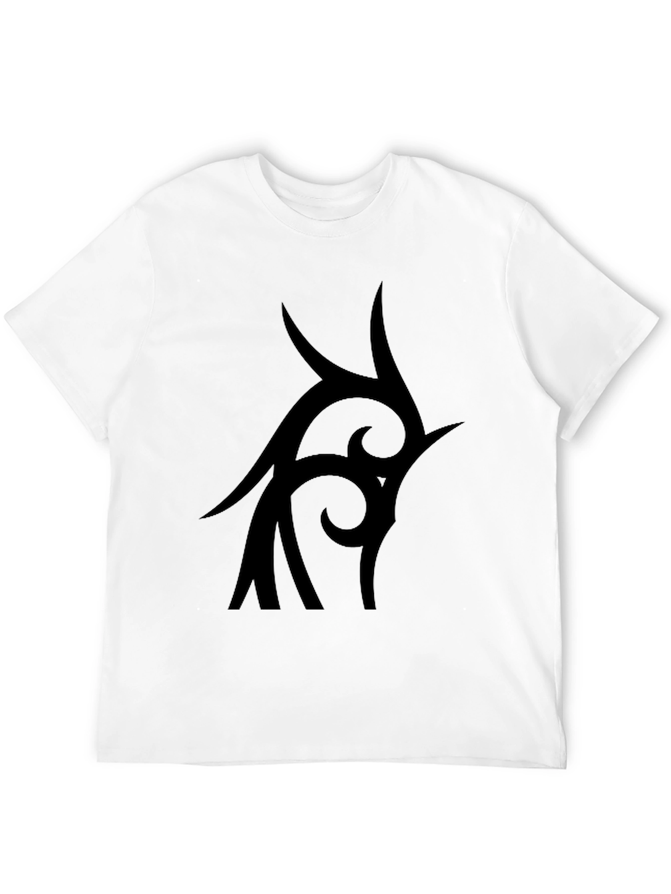 Tribal Tattoo Graphic Black T-Shirt