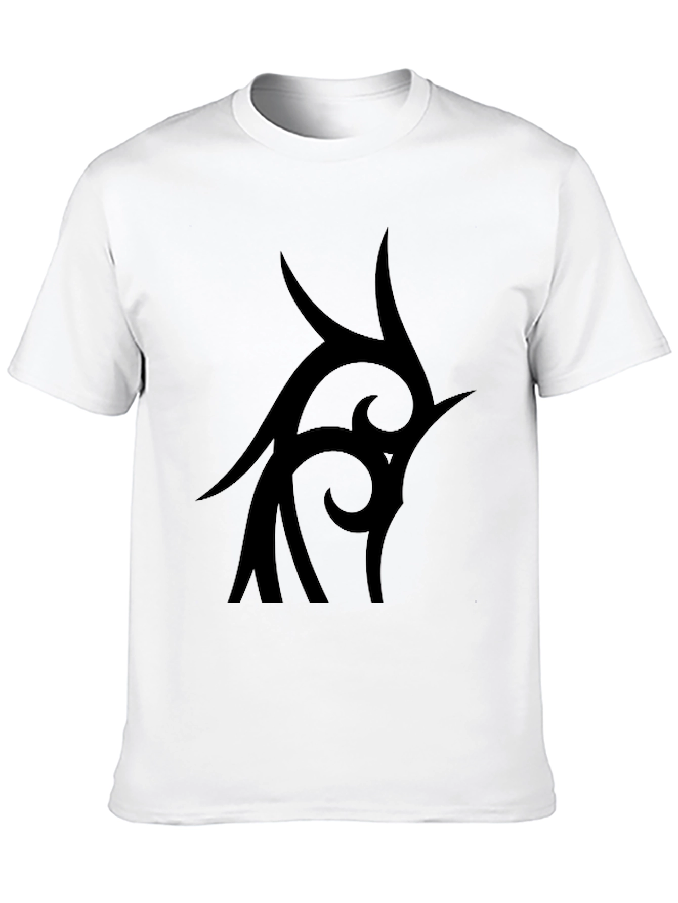 Tribal Tattoo Graphic Black T-Shirt