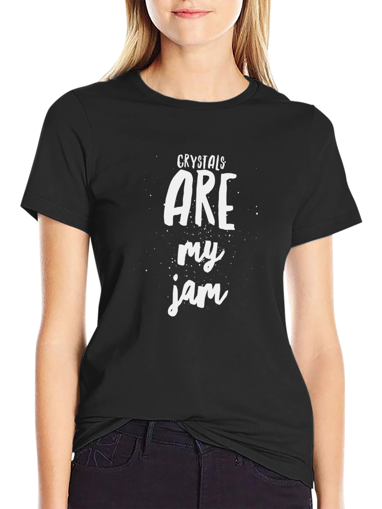 Crystals Are My Jam T-Shirt - Stylish Graphic Tee