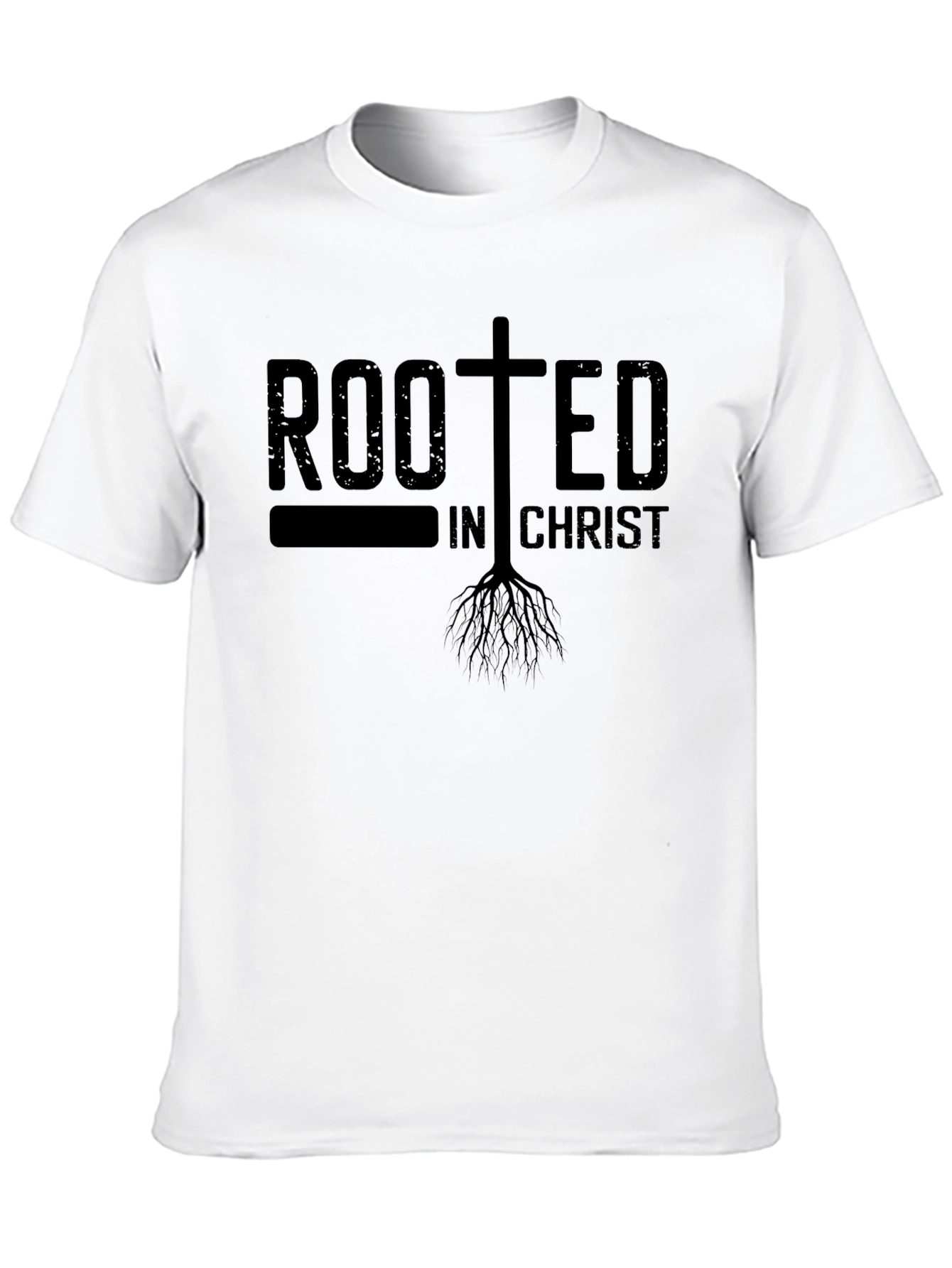 Rooted In Christ T-Shirt Religious Christian Apparel