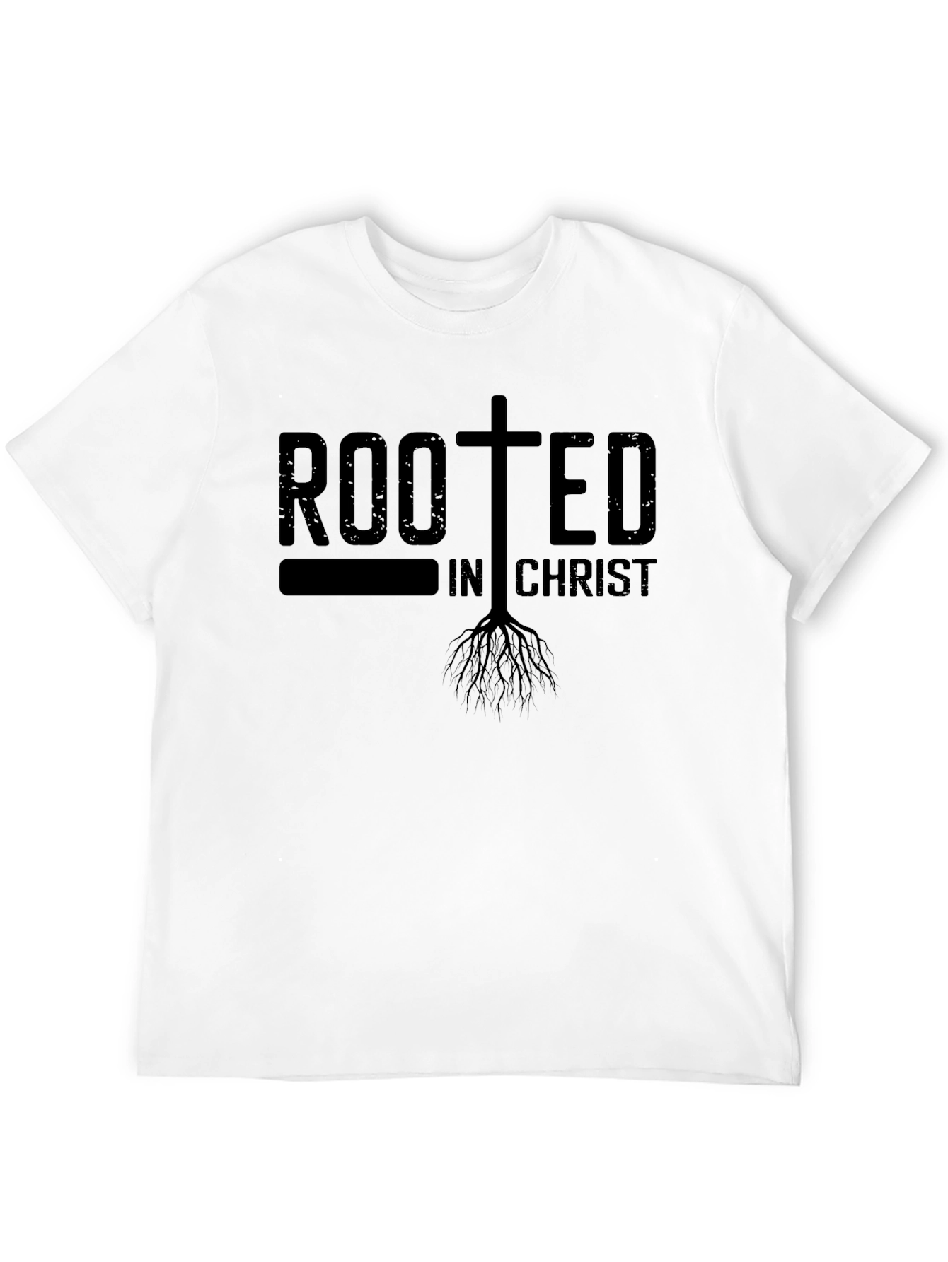 Rooted In Christ T-Shirt Religious Christian Apparel