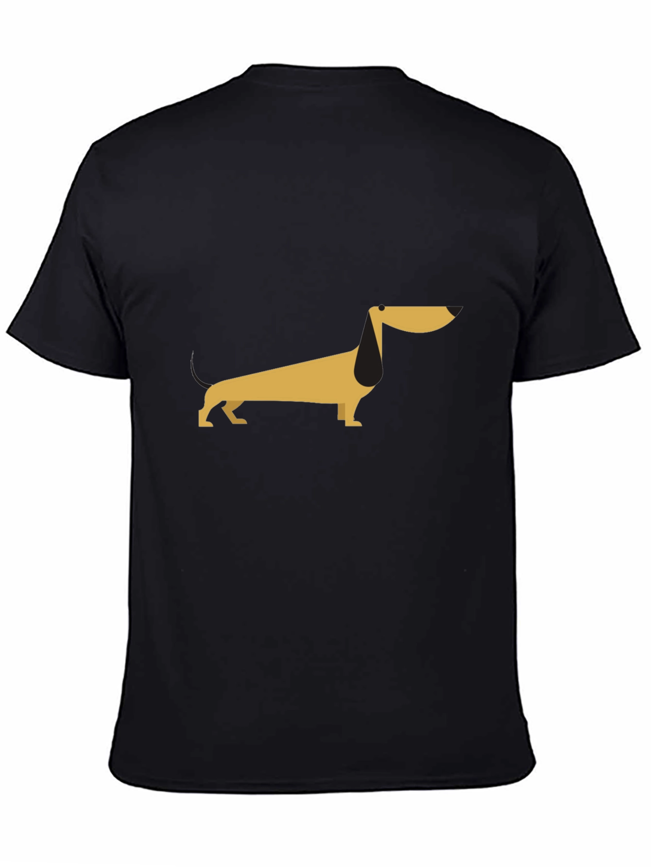 Dachshund Graphic Tee - Unisex Black T-Shirt