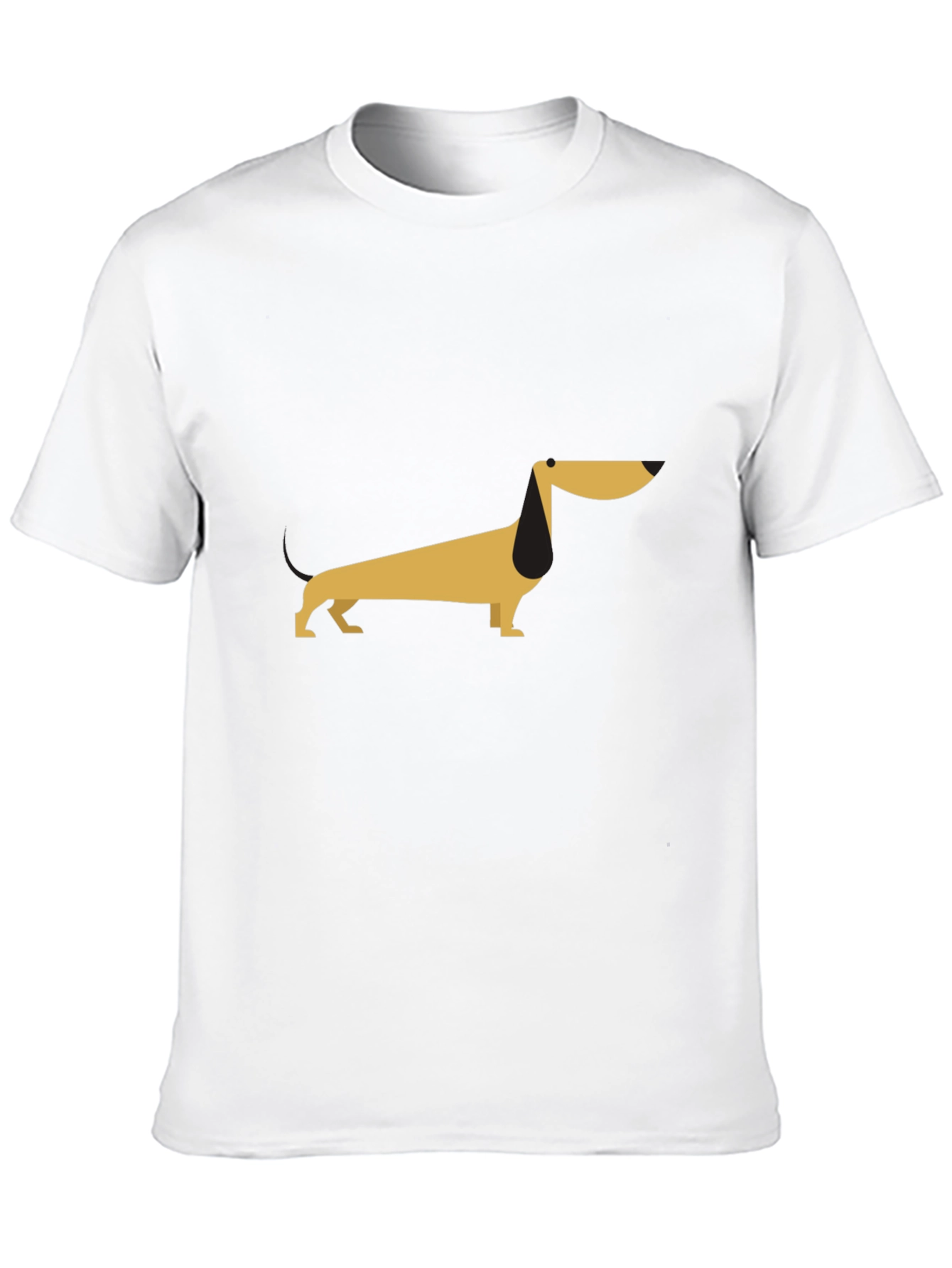 Dachshund Graphic Tee - Unisex Black T-Shirt