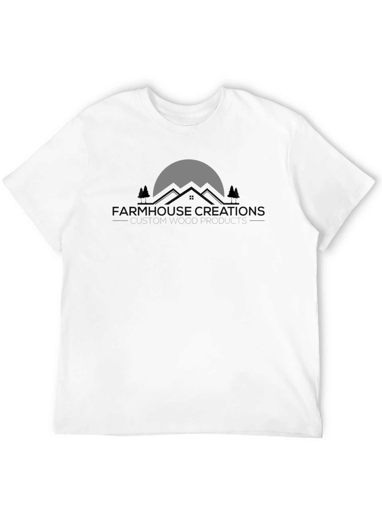 Mountains Custom Wood Products Black T-Shirt