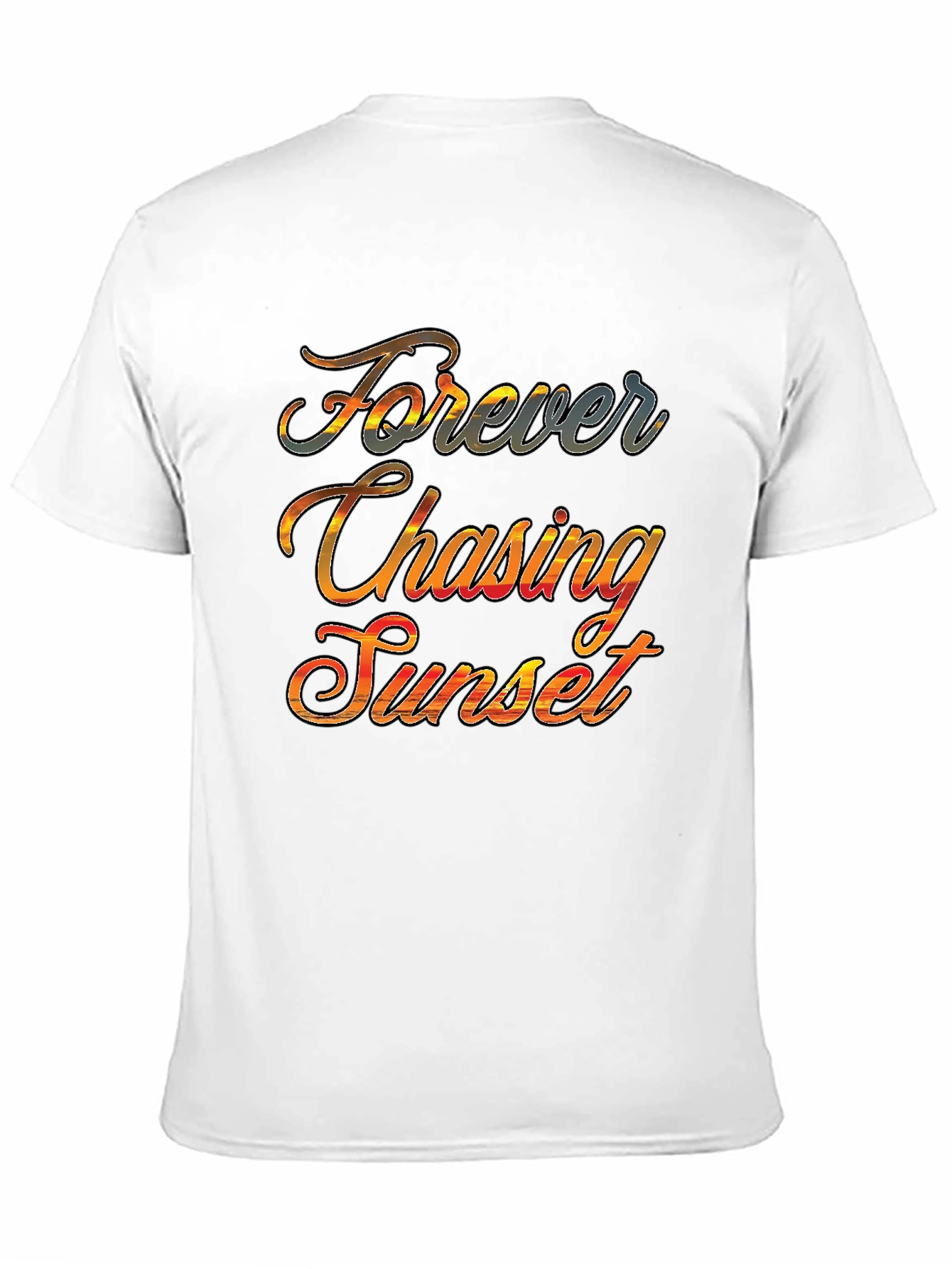 Forever Chasing Sunset Graphic Tee - Black