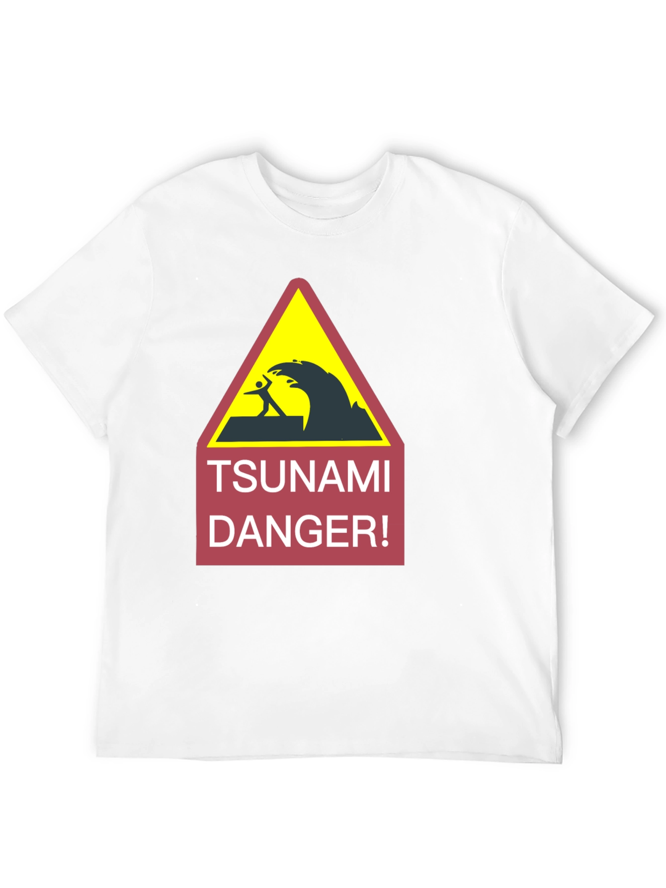 Tsunami Danger Warning Graphic Tee