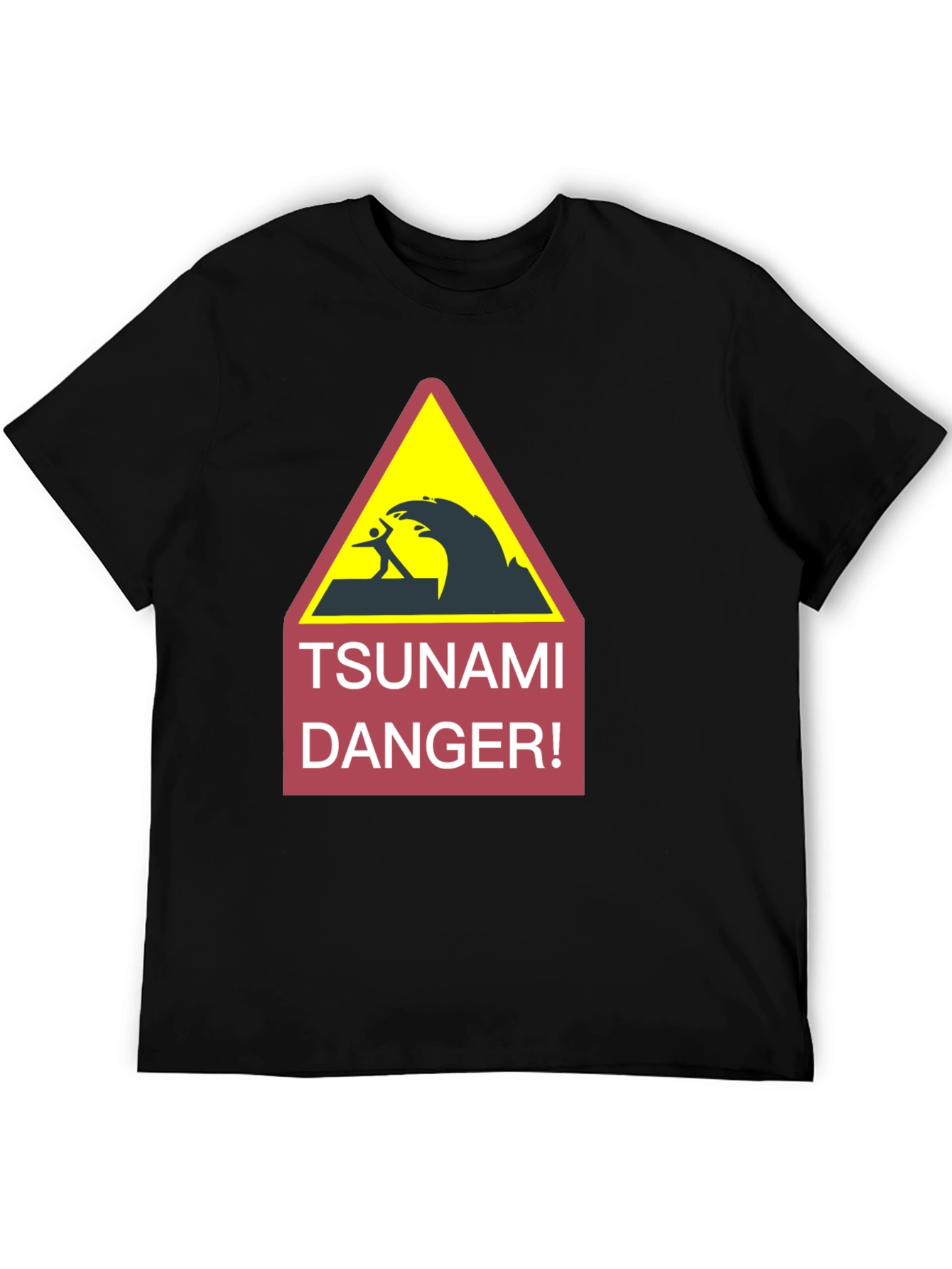 Tsunami Danger Warning Graphic Tee