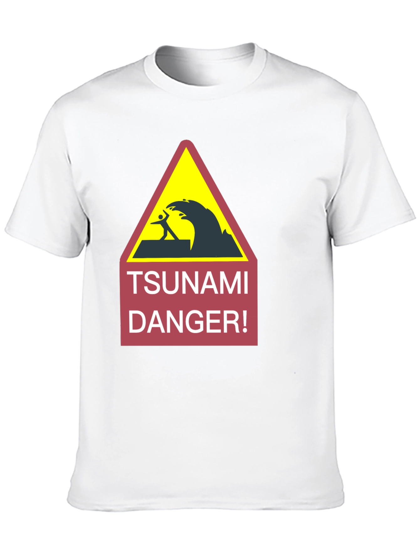 Tsunami Danger Warning Graphic Tee