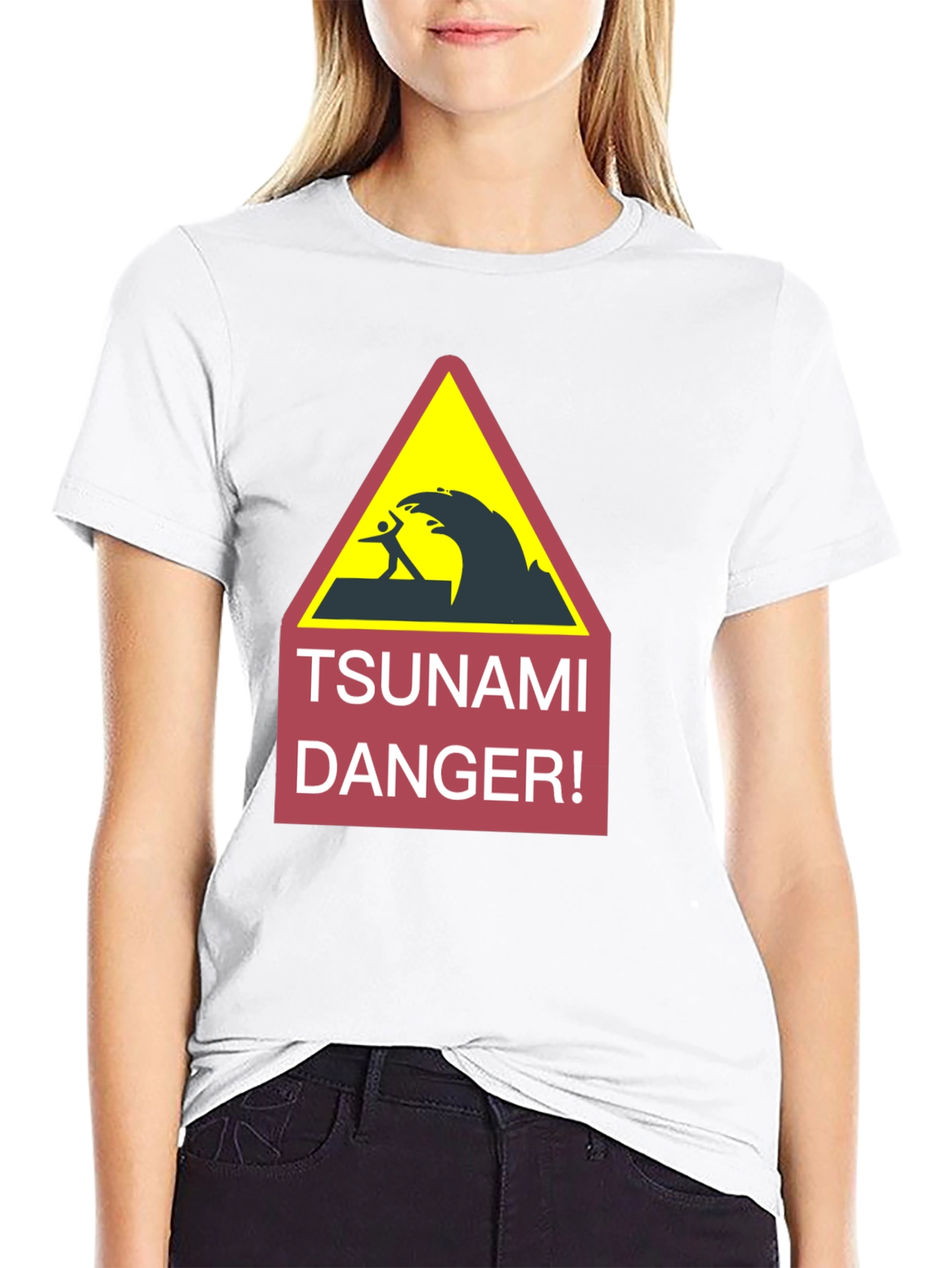 Tsunami Danger Warning Graphic Tee