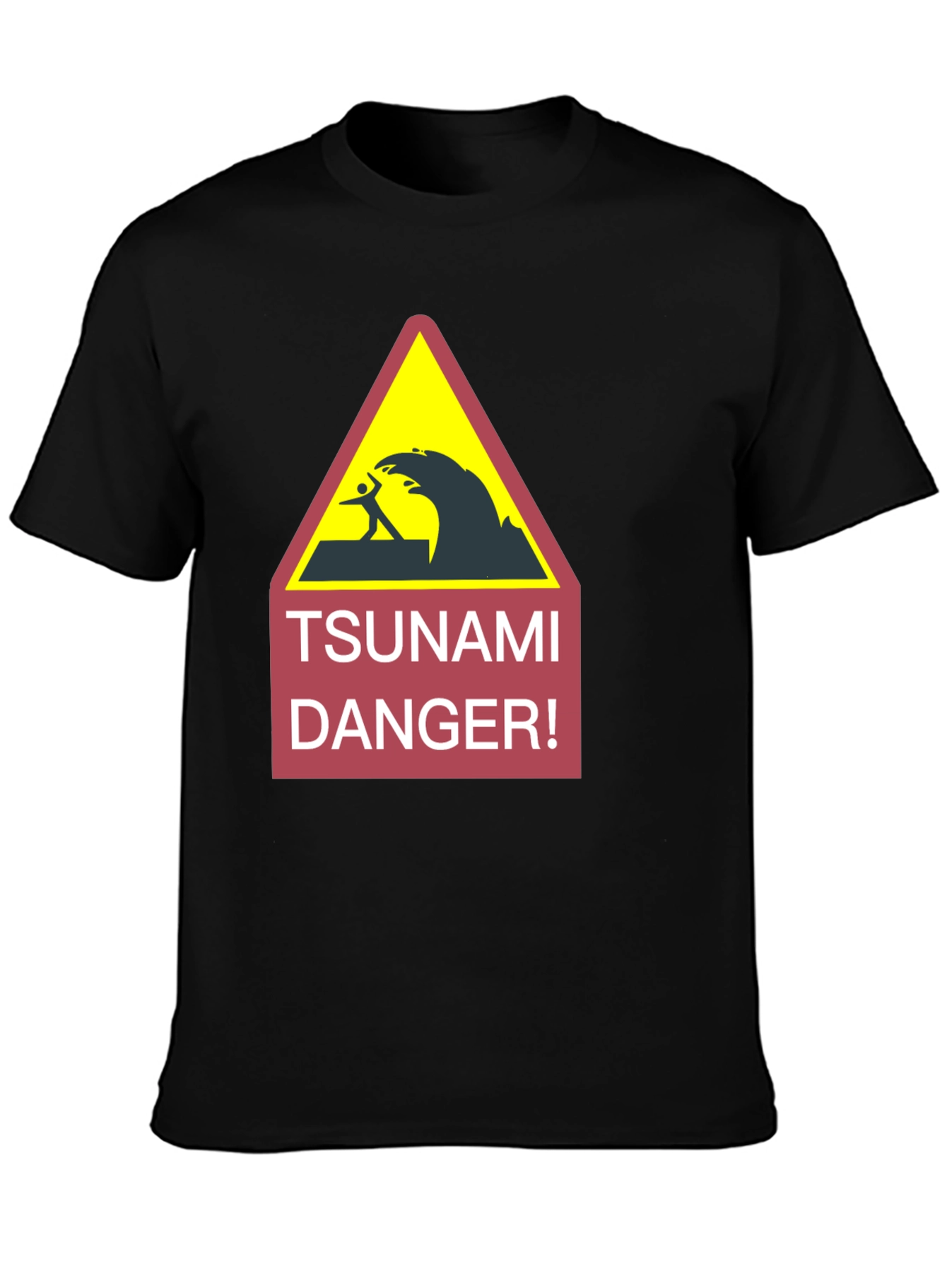 Tsunami Danger Warning Graphic Tee