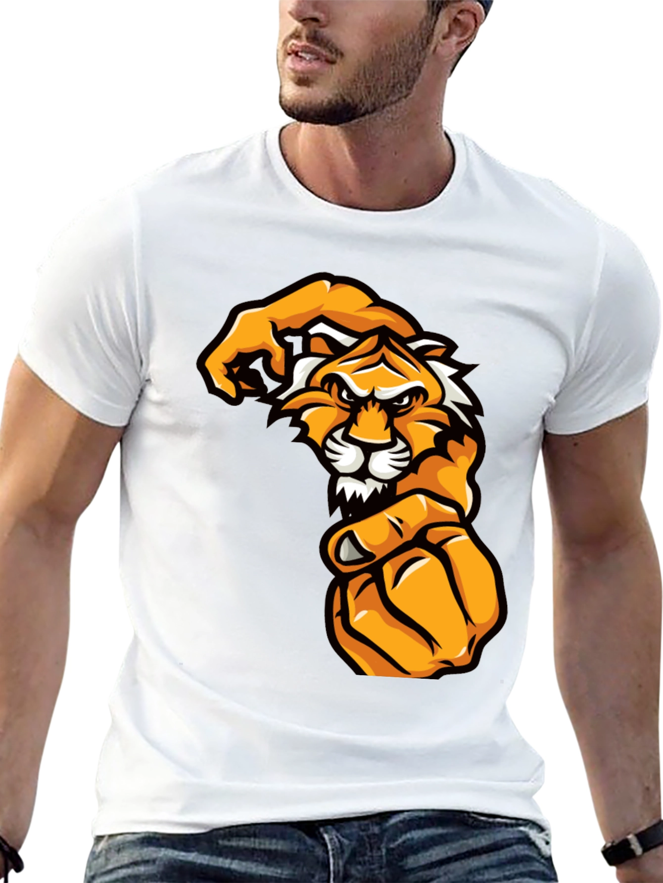 Tiger Fist Graphic Tee - Bold Streetwear