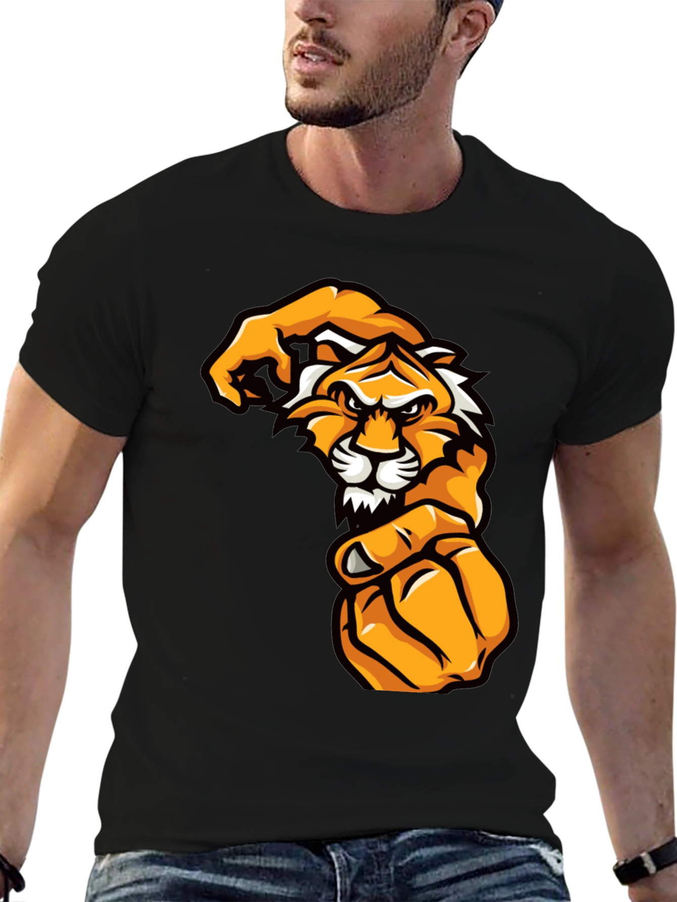 Tiger Fist Graphic Tee - Bold Streetwear