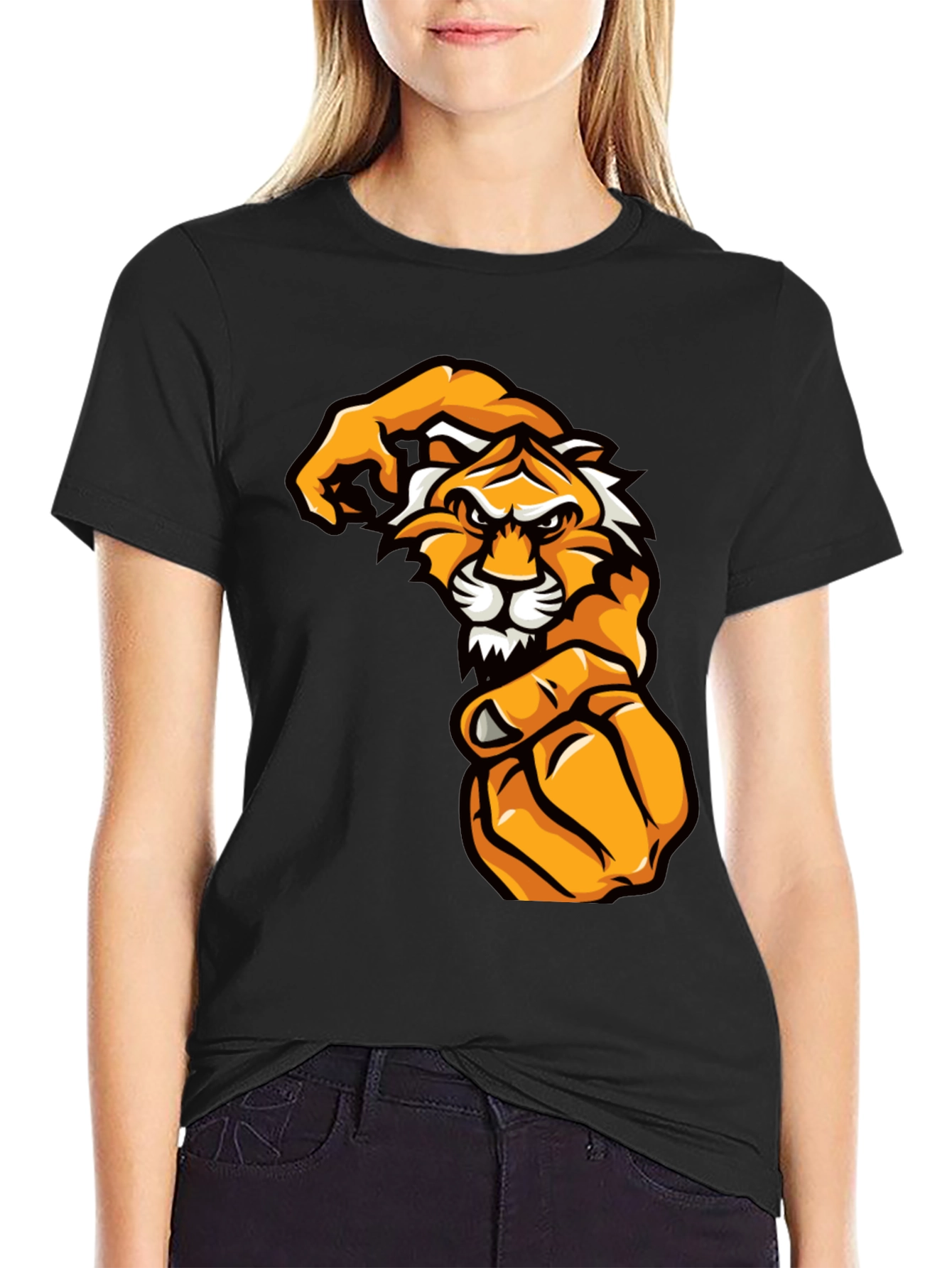 Tiger Fist Graphic Tee - Bold Streetwear