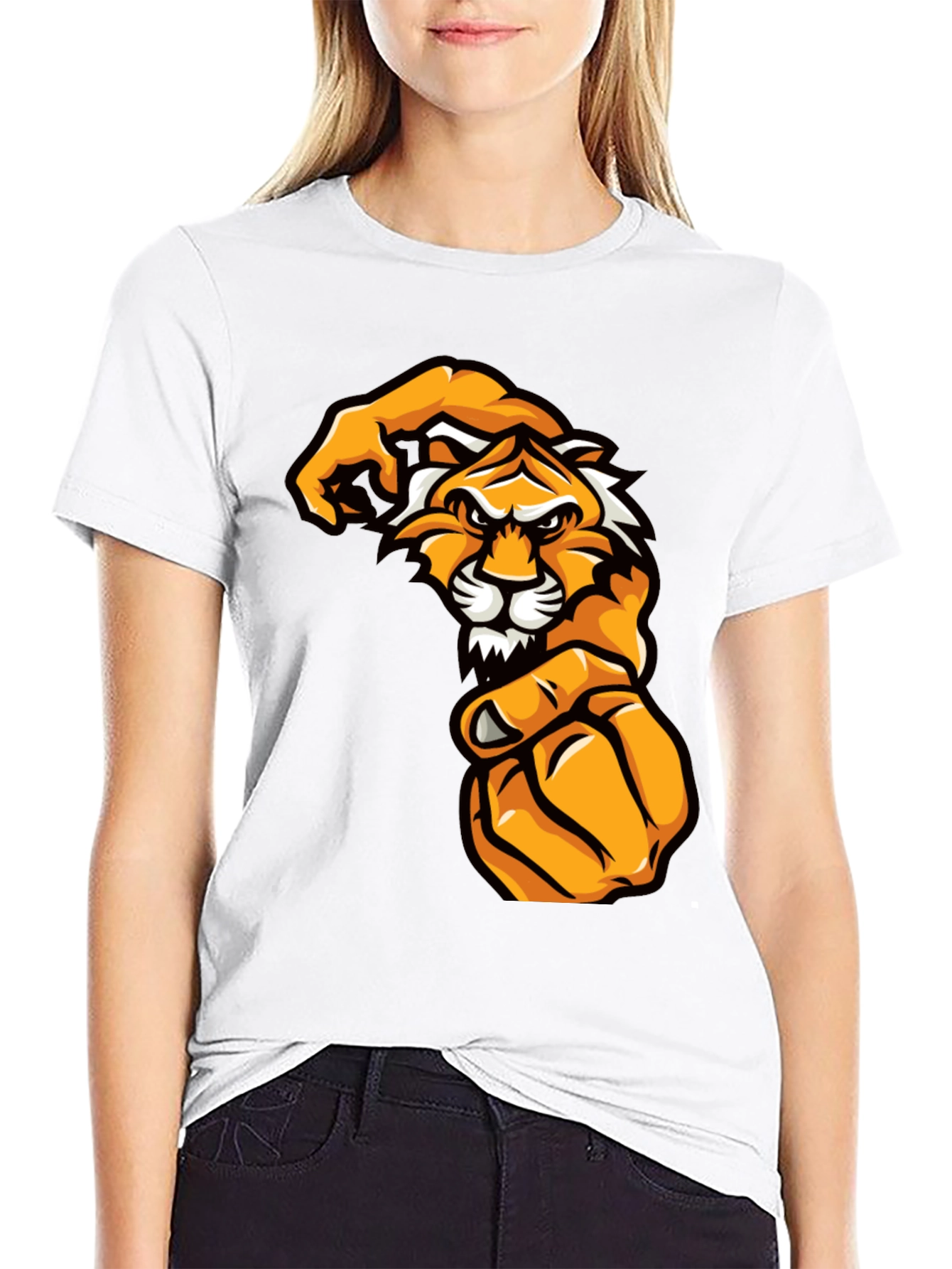 Tiger Fist Graphic Tee - Bold Streetwear