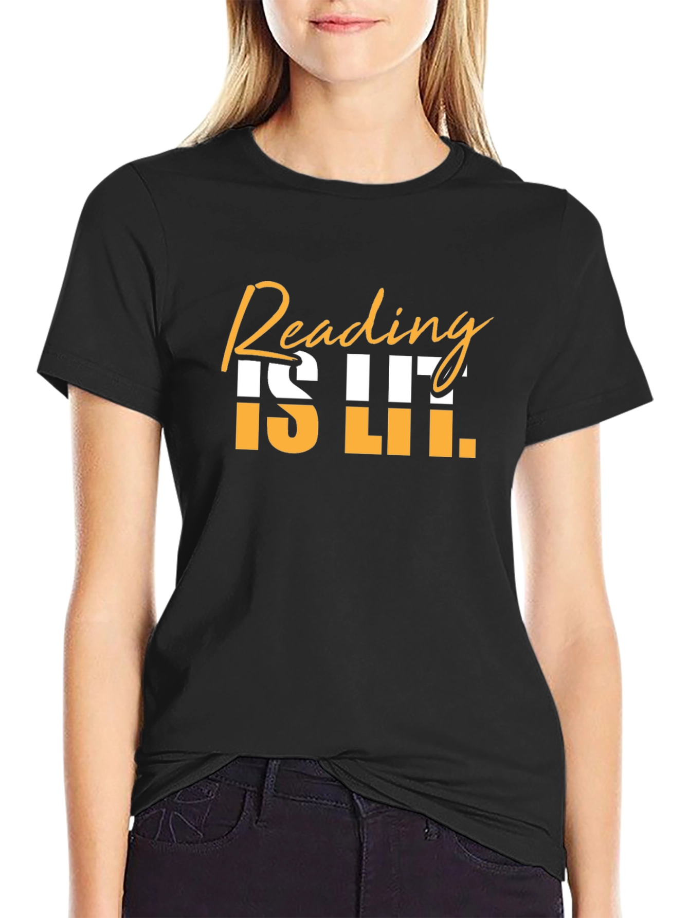 Reading is Lit T-Shirt - Black