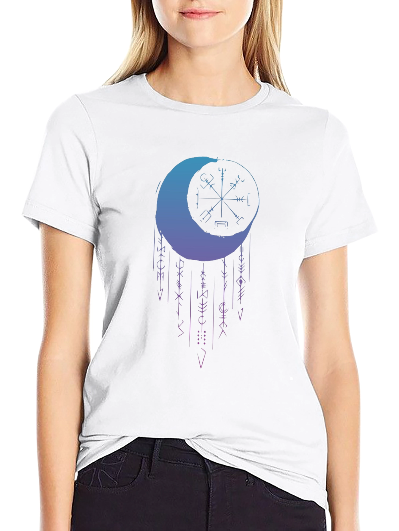 Lunar Viking Compass Graphic Tee