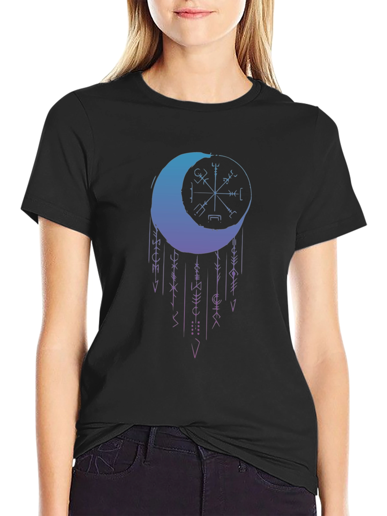 Lunar Viking Compass Graphic Tee