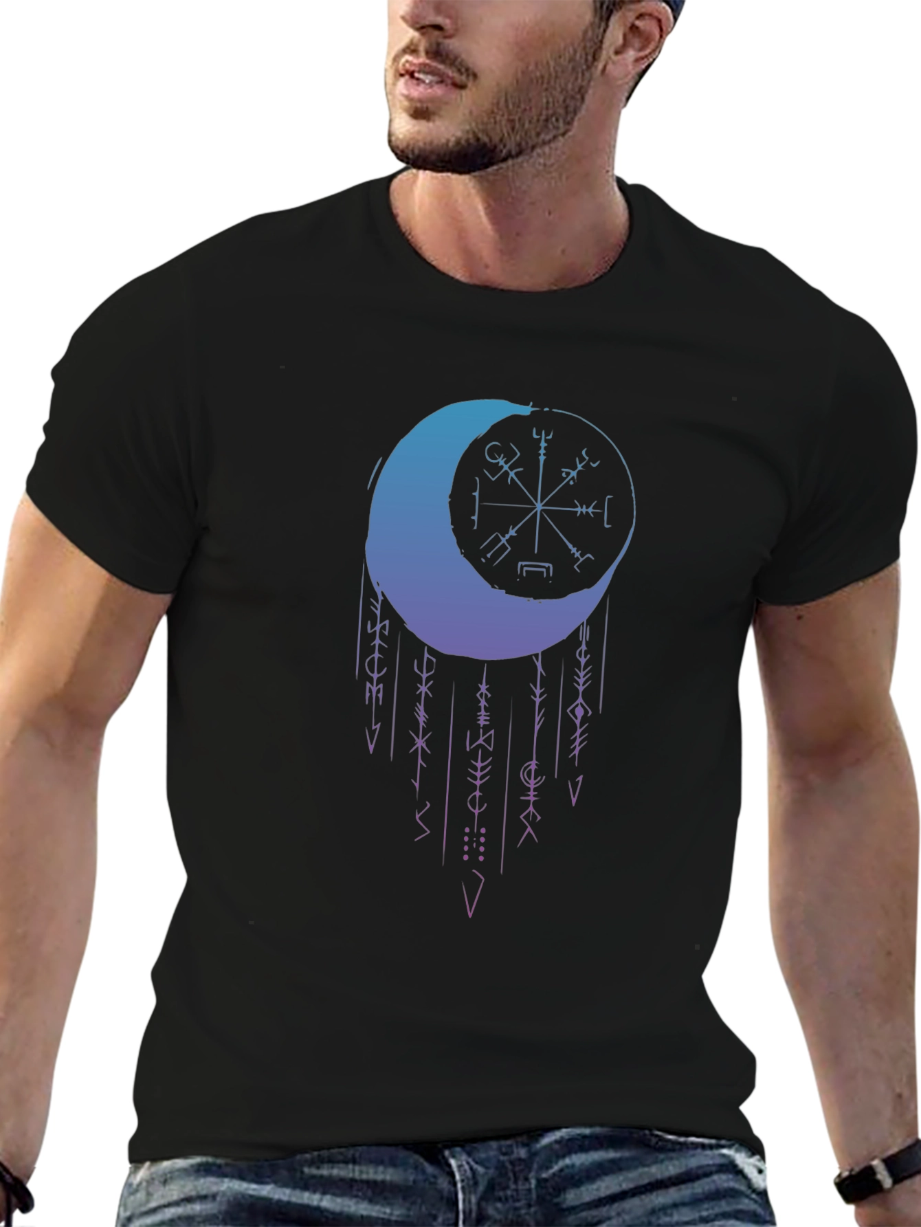 Lunar Viking Compass Graphic Tee