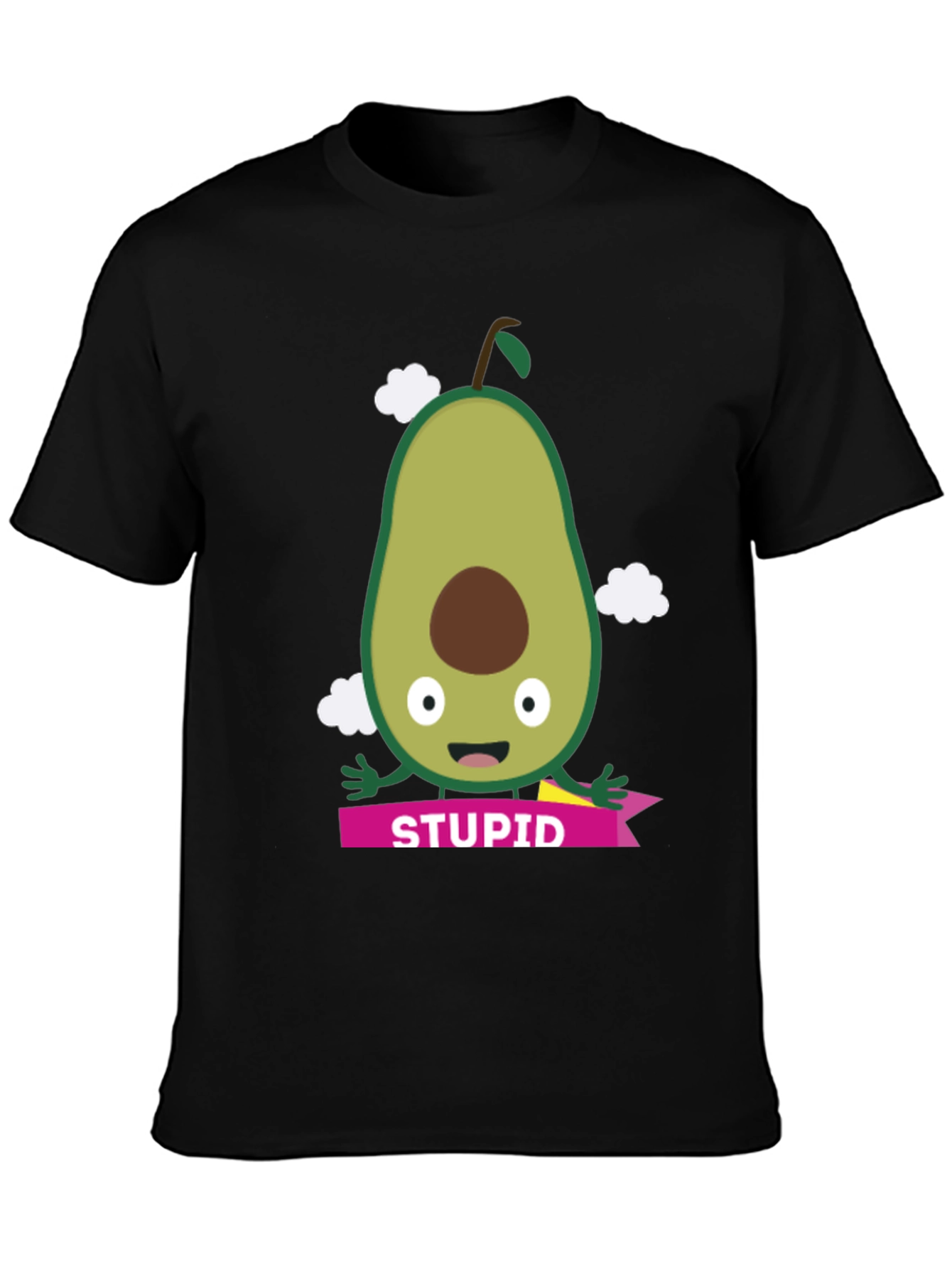 Avocado Stupid Graphic Tee - Funny Unisex T-Shirt
