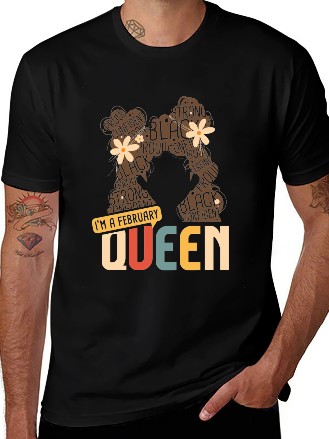 February Queen Black Pride T-Shirt