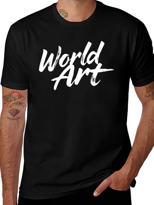 World Art Black T-Shirt